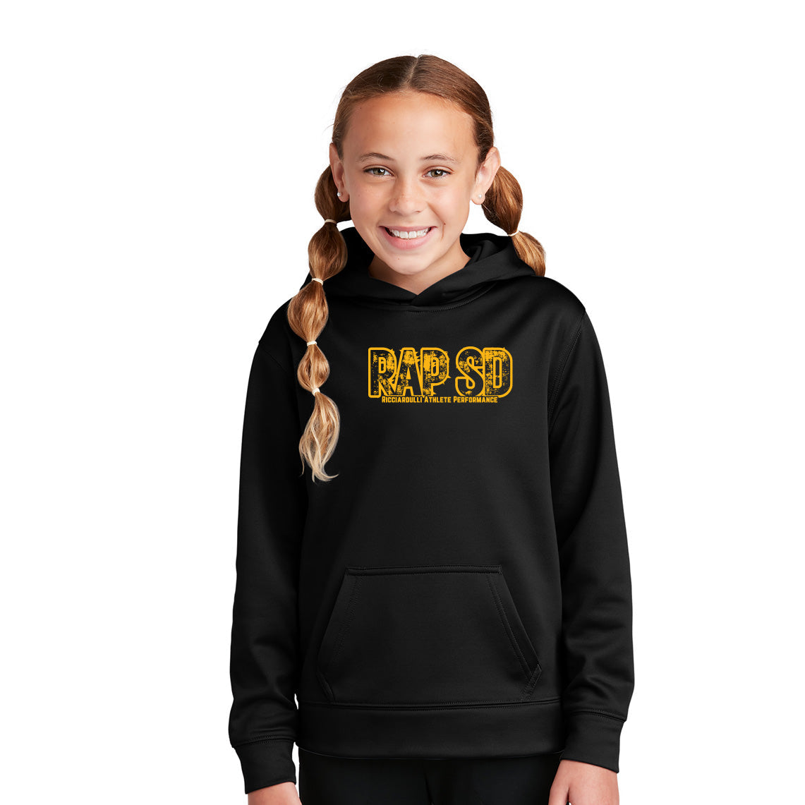 RAP SD LOGO PERFORMANCE HOODED SWEATSHIRT