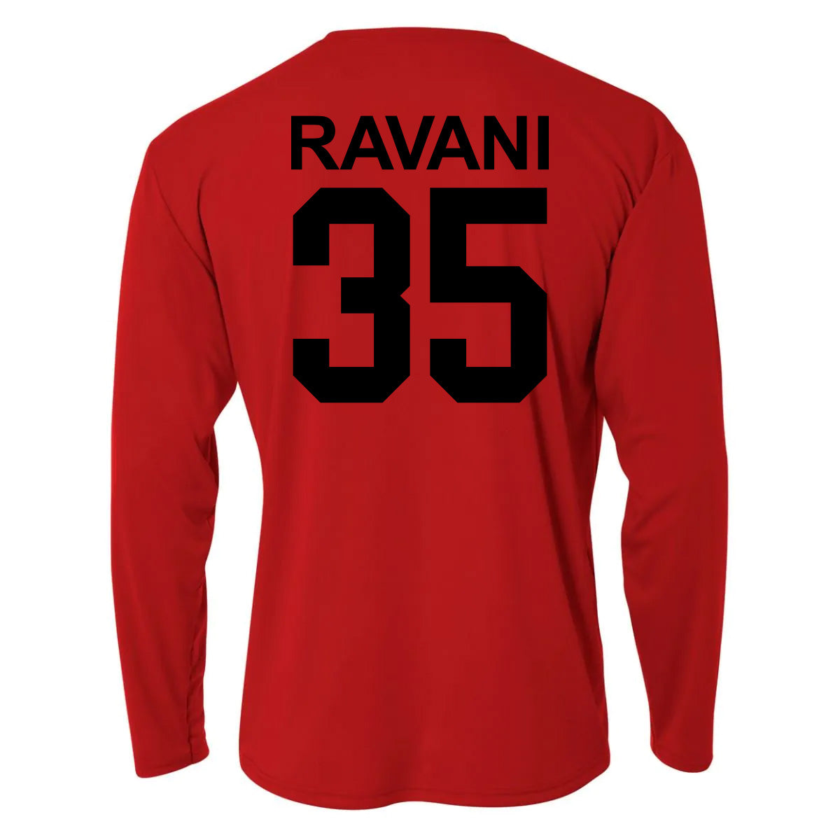TRIPLE THREAT YOUTH, WOMEN'S & MEN'S PERFORMANCE LONG SLEEVE - RED (CUSTOMIZE ME)