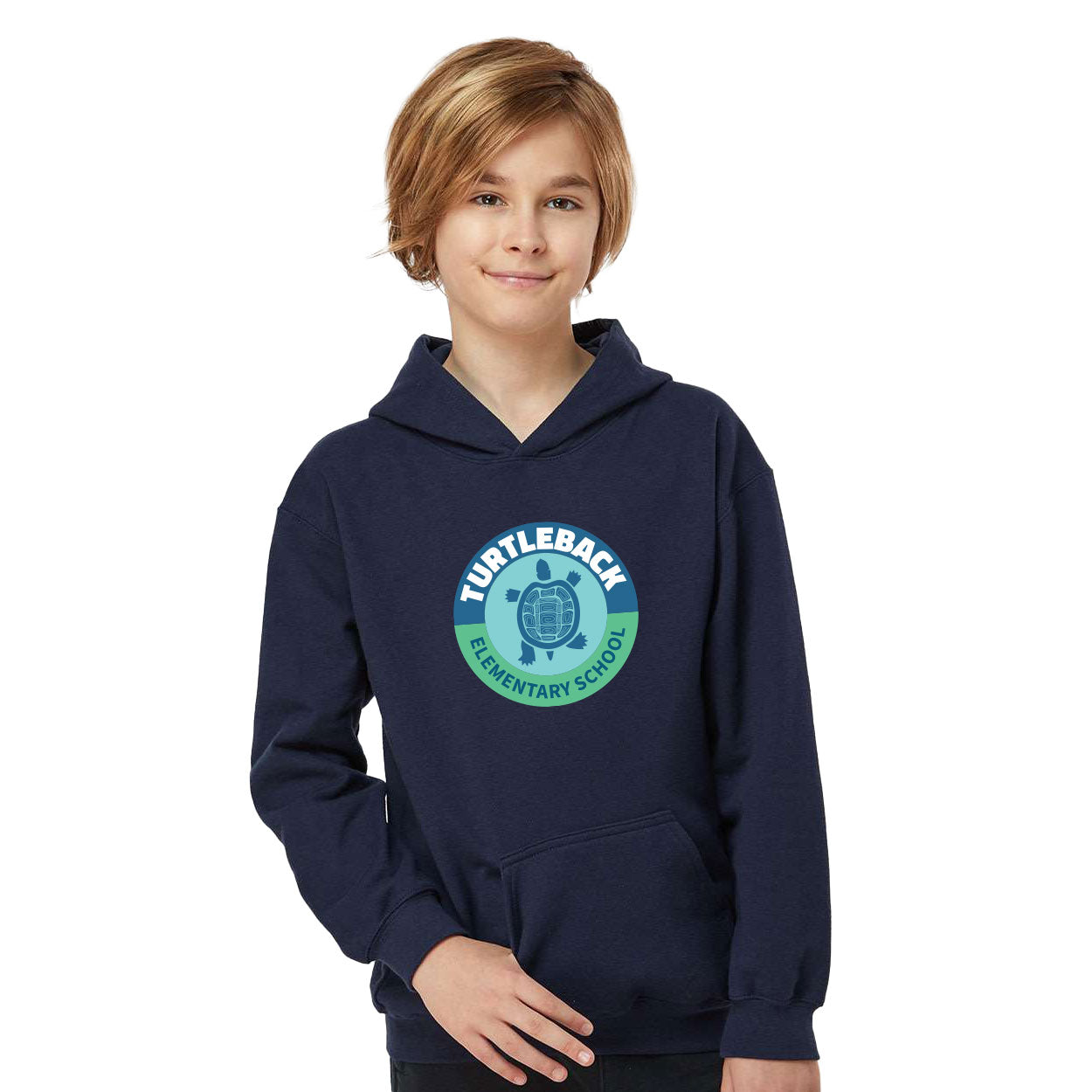 TURTLEBACK ELEMENTARY LOGO HOODED SWEATSHIRT