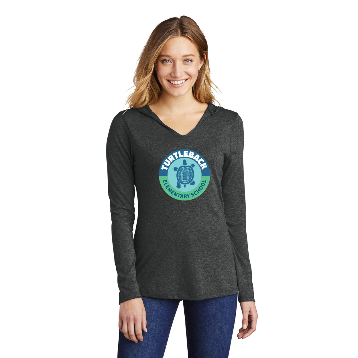 TURTLEBACK ELEMENTARY LOGO LONG SLEEVE HOODIE