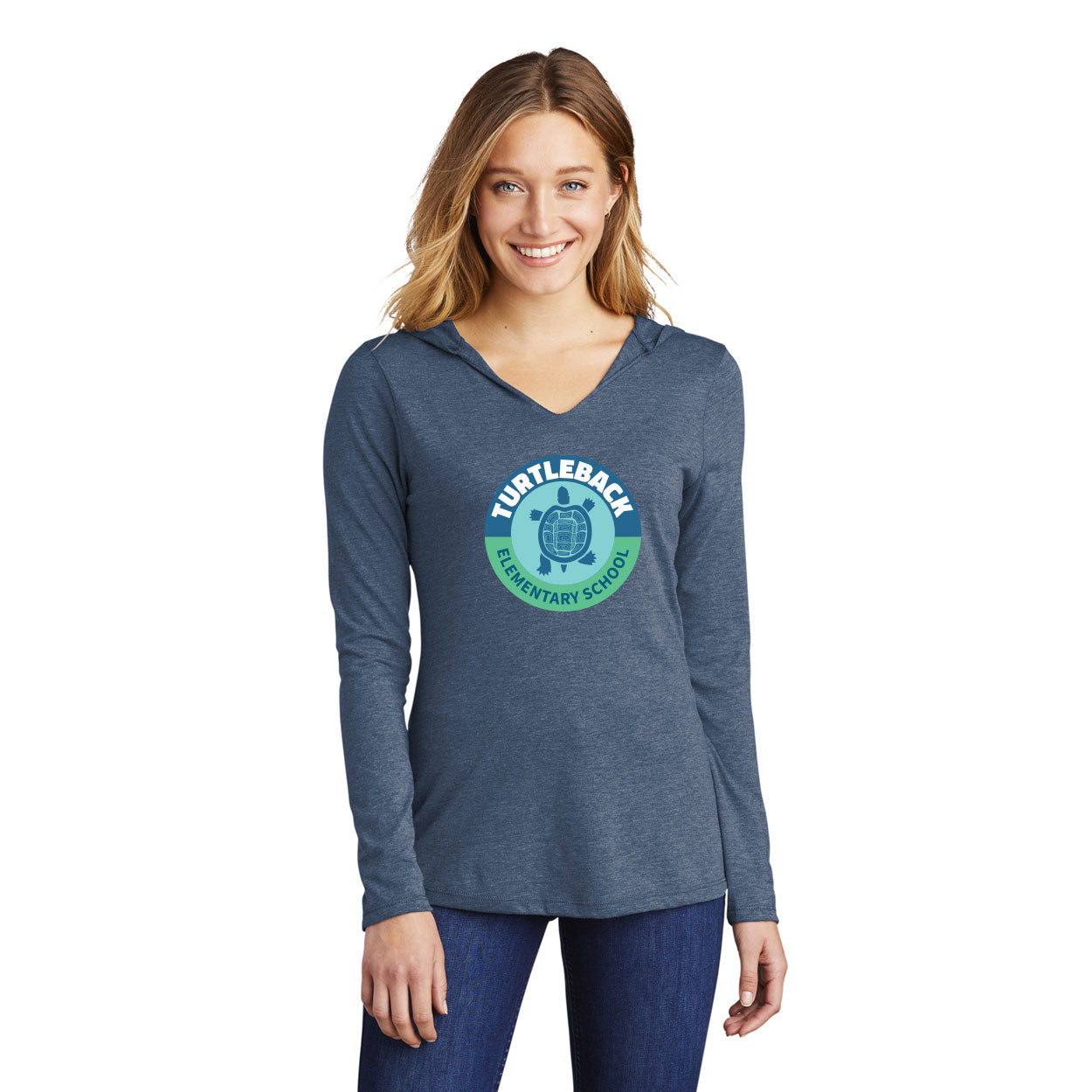 TURTLEBACK ELEMENTARY LOGO LONG SLEEVE HOODIE