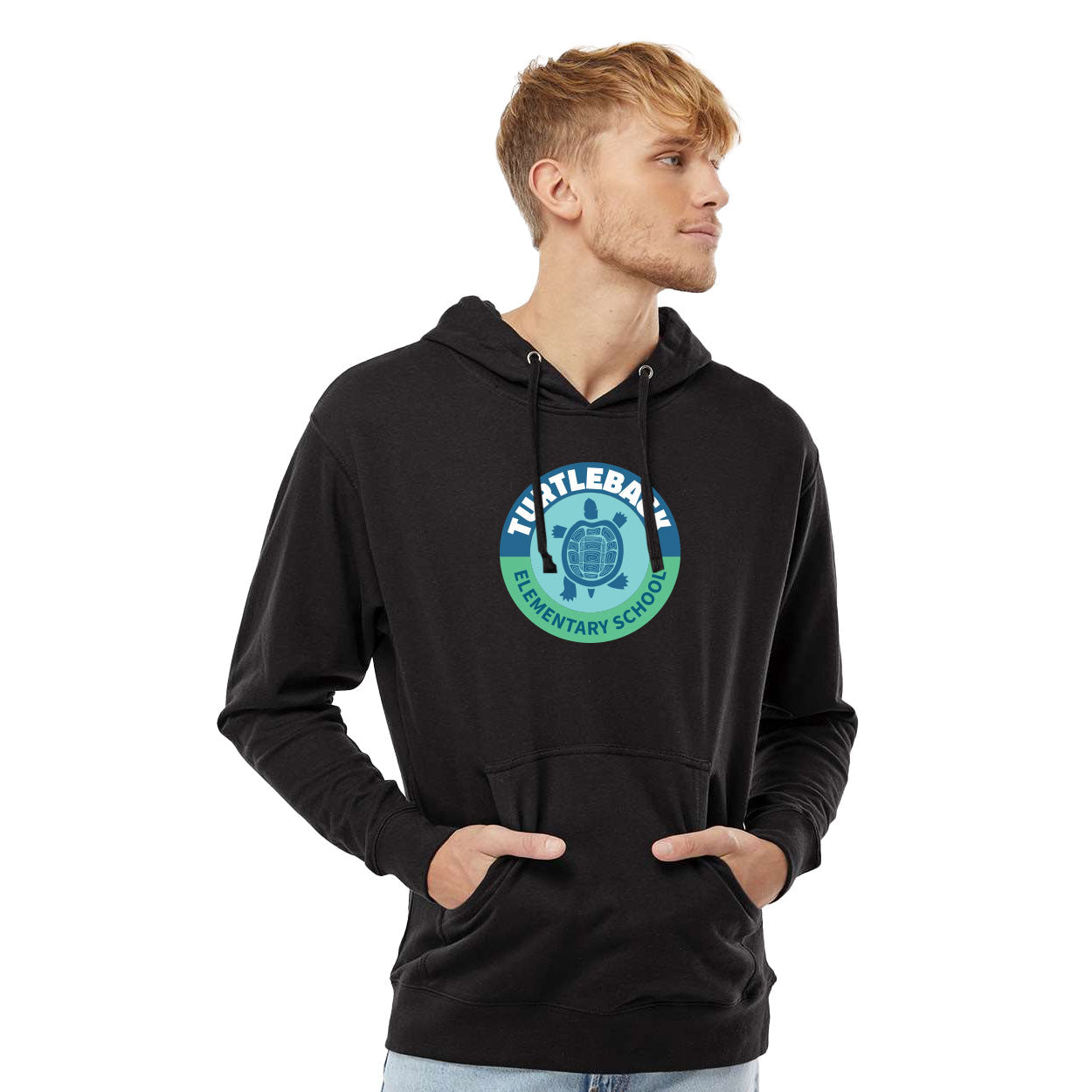 TURTLEBACK ELEMENTARY LOGO MIDWEIGHT HOODED SWEATSHIRT