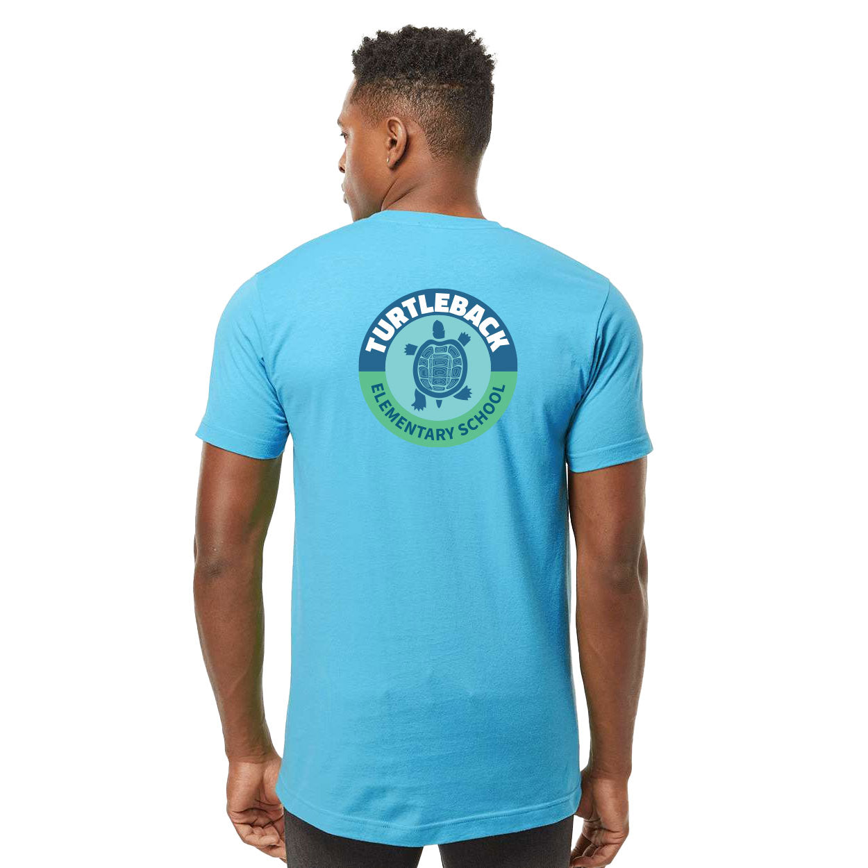 TURTLEBACK ELEMENTARY FRONT AND BACK LOGO CLASSIC T-SHIRT