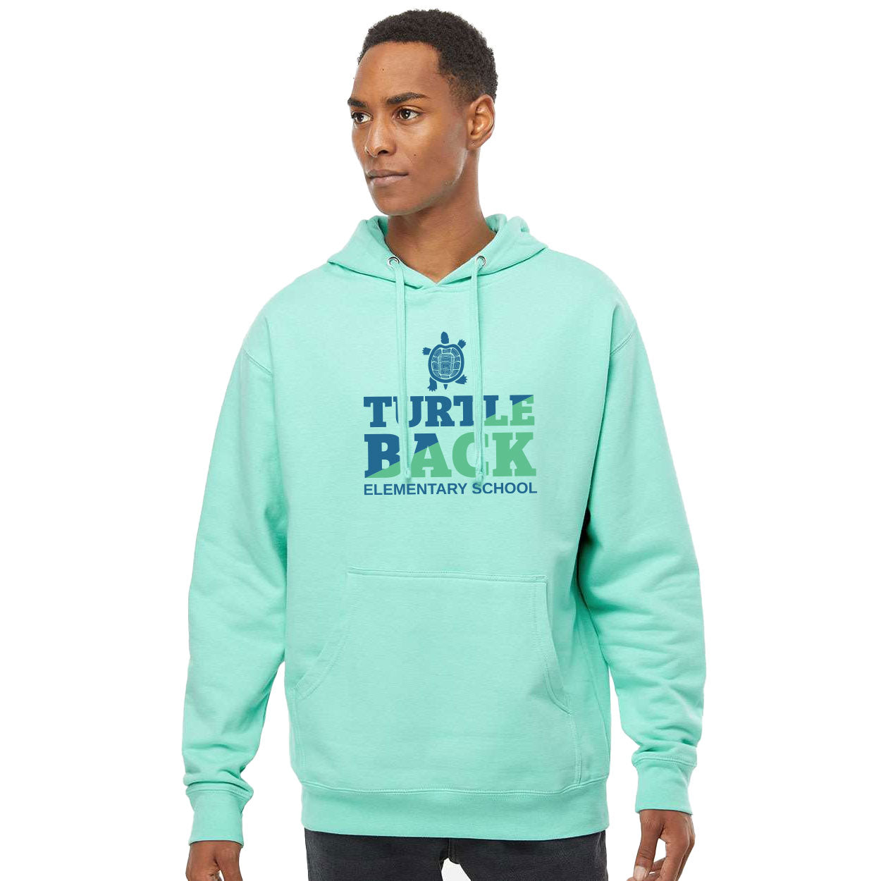 TURTLEBACK ELEMENTARY SLICE MIDWEIGHT HOODED SWEATSHIRT