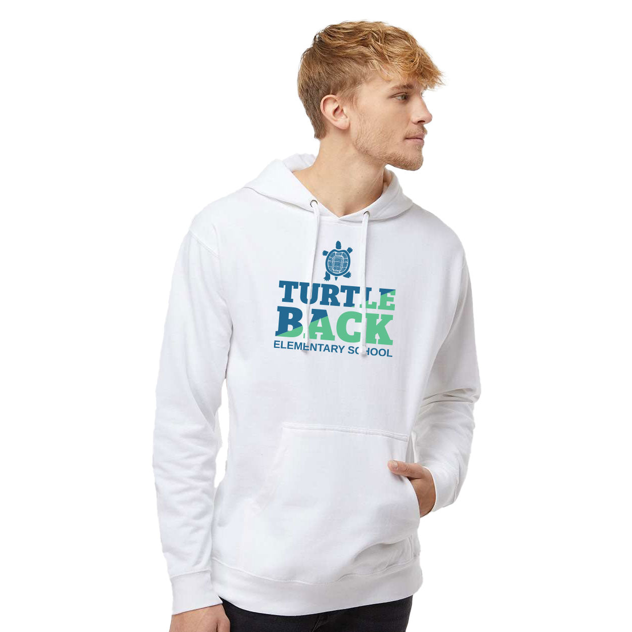 TURTLEBACK ELEMENTARY SLICE MIDWEIGHT HOODED SWEATSHIRT