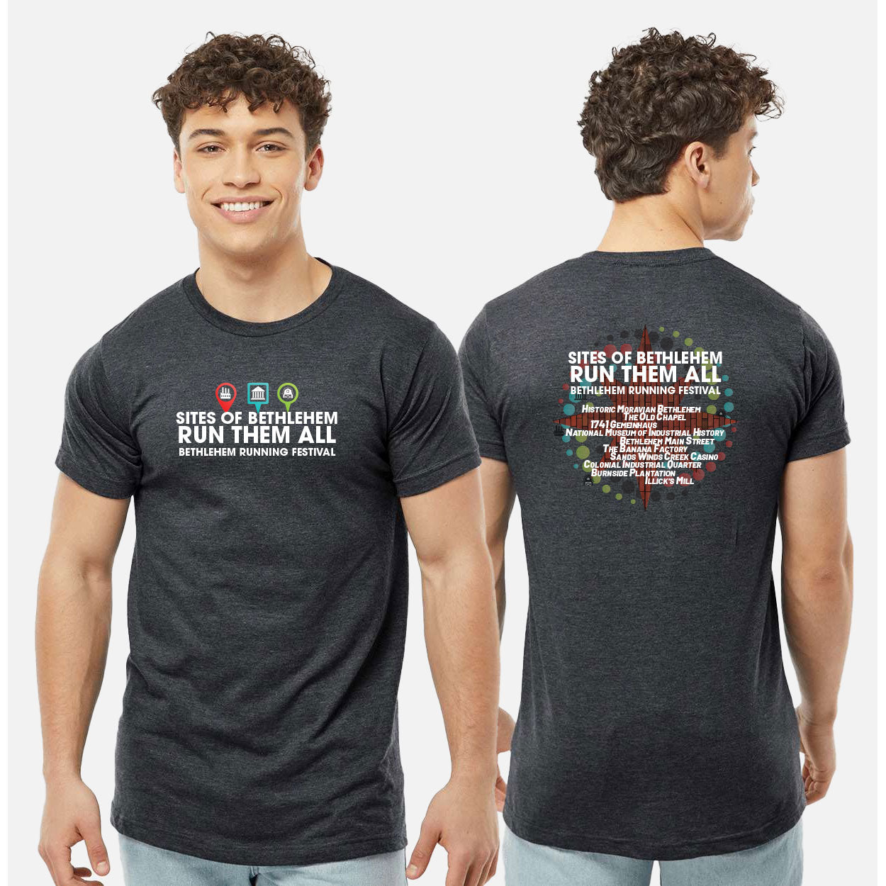 BETHLEHEM RUNNING FESTIVAL DIRECTIONS CLASSIC T-SHIRT