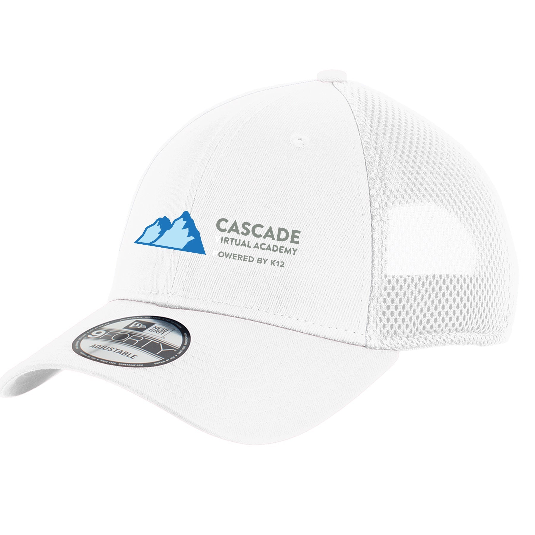 CASCADE VIRTUAL ACADEMY LOGO NEW ERA SNAPBACK CONTRAST FRONT MESH CAP