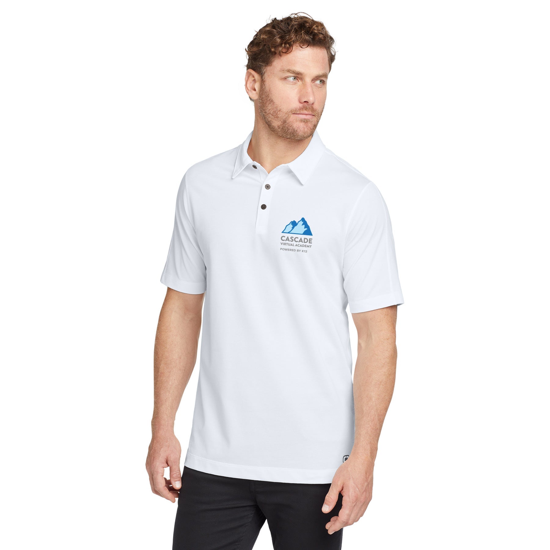 CASCADE VIRTUAL ACADEMY LOGO ONYX POLO