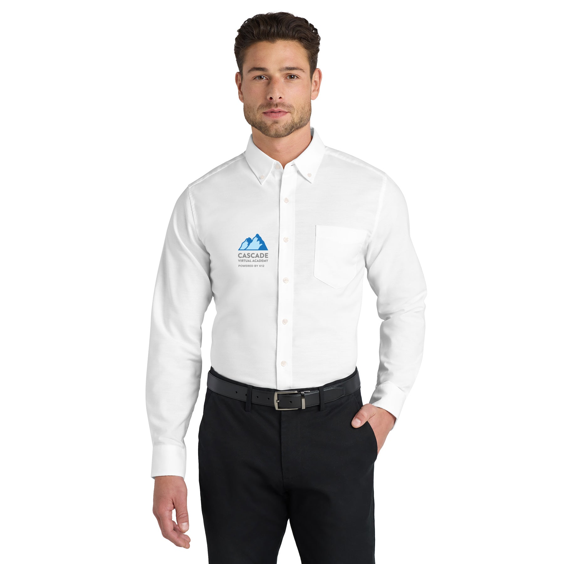 CASCADE VIRTUAL ACADEMY LOGO SUPERPRO OXFORD SHIRT