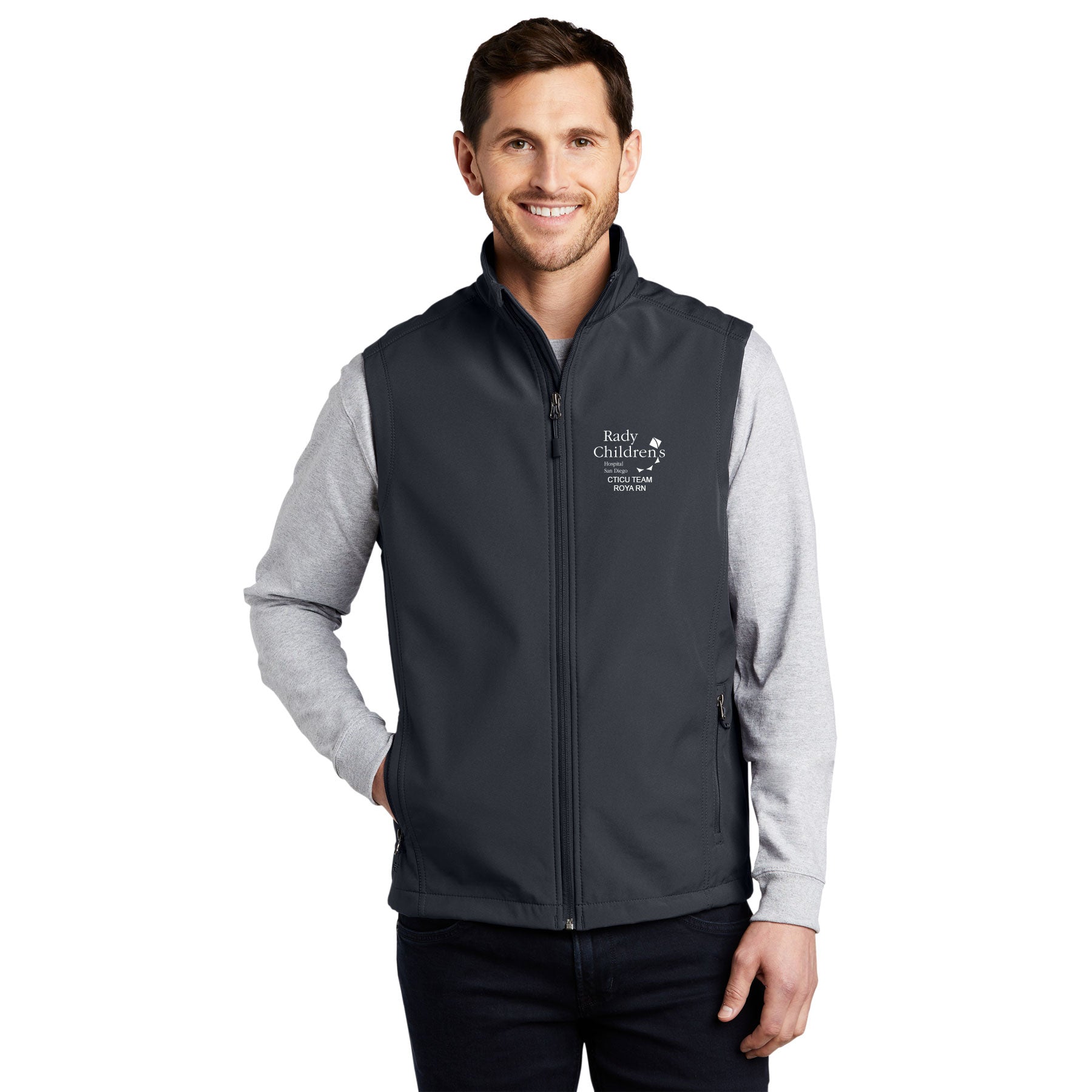 CTICU EMBROIDERED CORE SOFT SHELL VEST