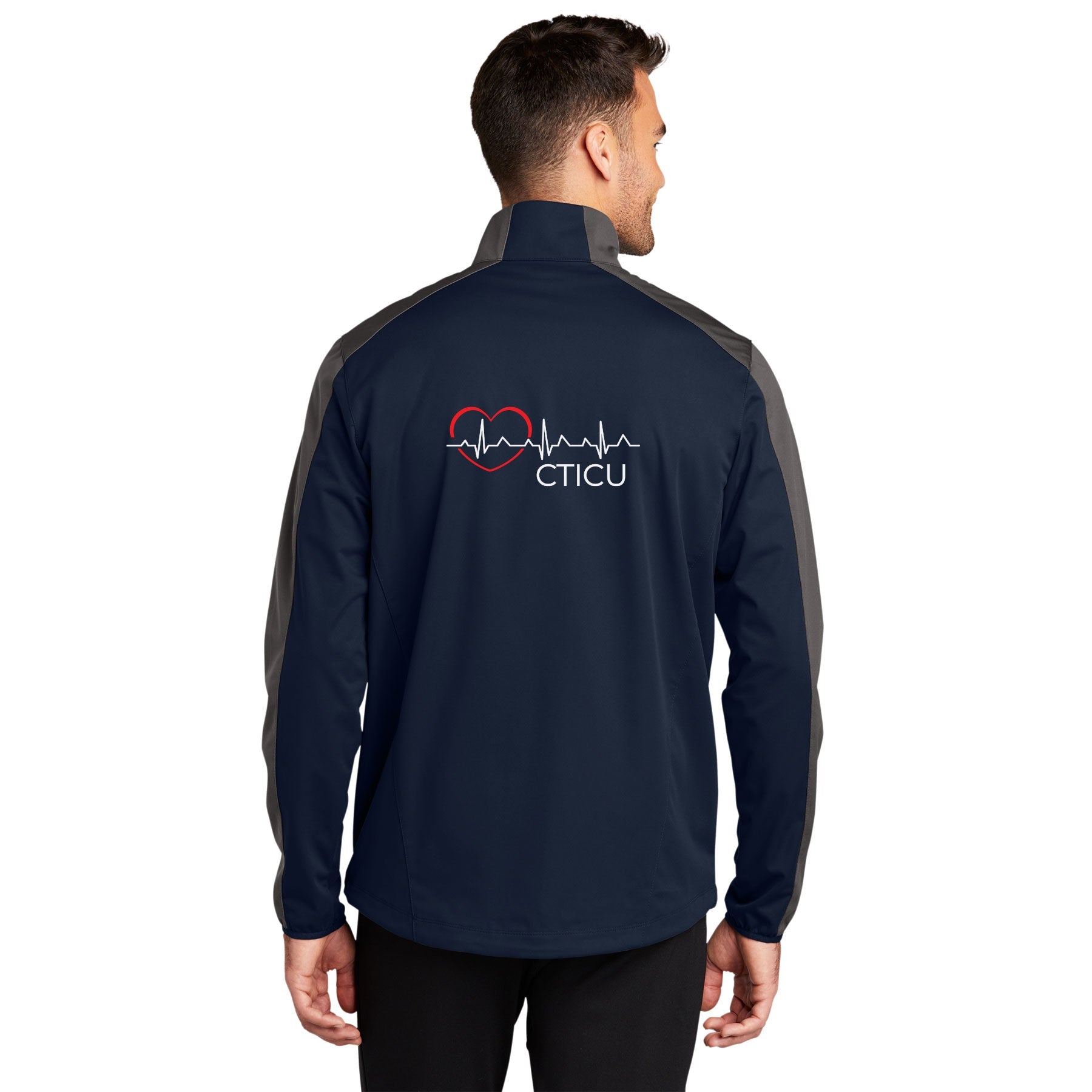 CTICU EMBROIDERED PORT AUTHORITY ACTIVE COLORBLOCK SOFT SHELL JACKET