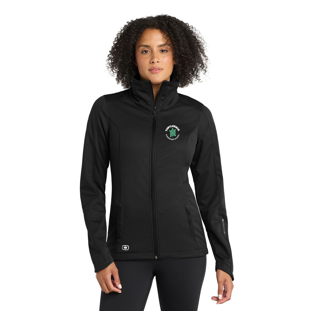 TURTLEBACK ELEMENTARY EMBROIDERED LOGO OGIO¨ WOMEN'S CRUX SOFT SHELL