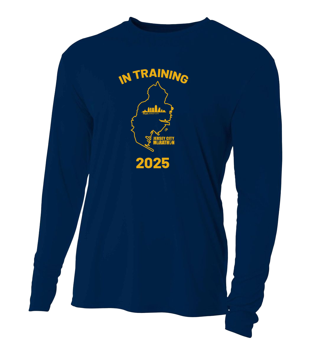 JERSEY CITY IN TRAINING LONG SLEEVE PERFORMANCE TEE - MEN'S