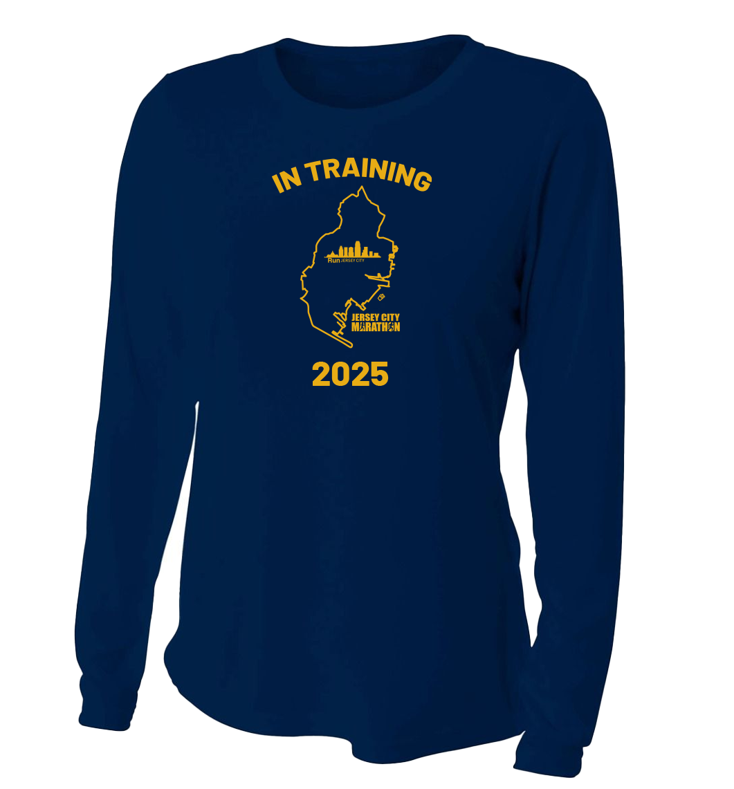 JERSEY CITY IN TRAINING PERFORMANCE LONG SLEEVE TEE - WOMEN'S