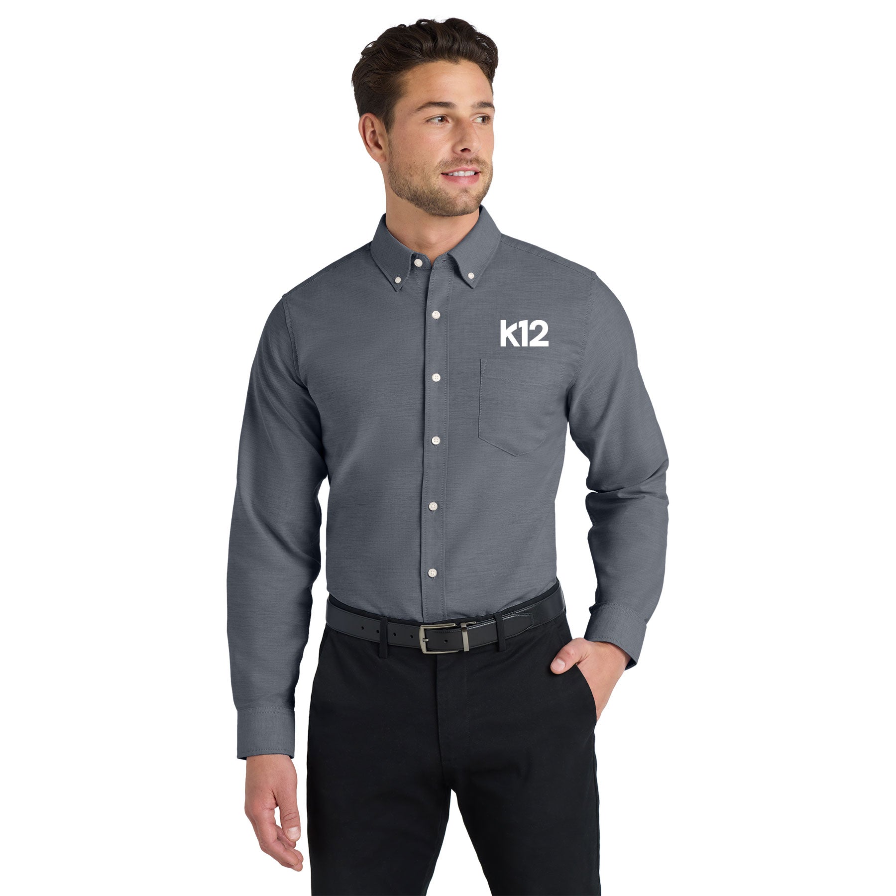 K12 LOGO SUPERPRO OXFORD SHIRT