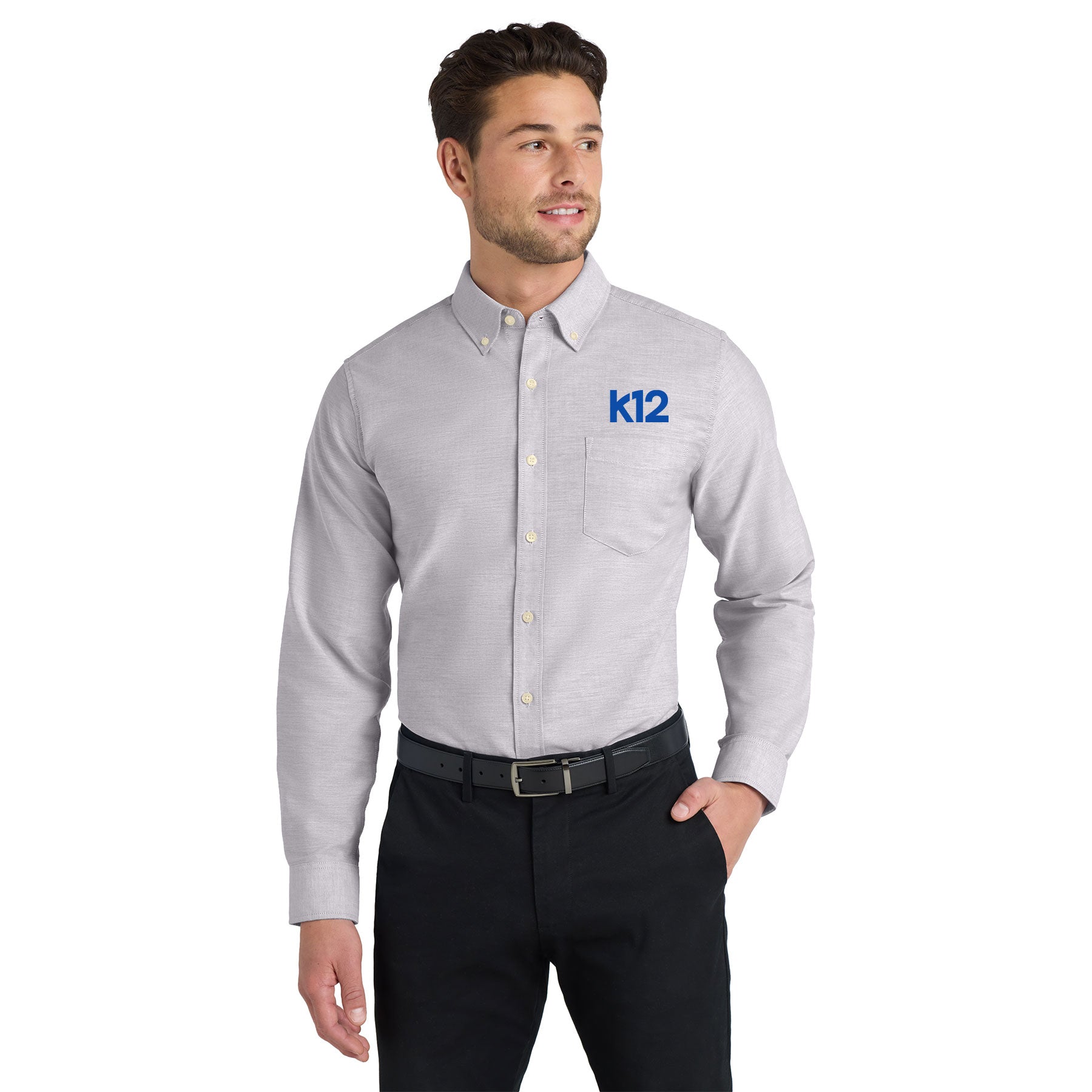 K12 LOGO SUPERPRO OXFORD SHIRT