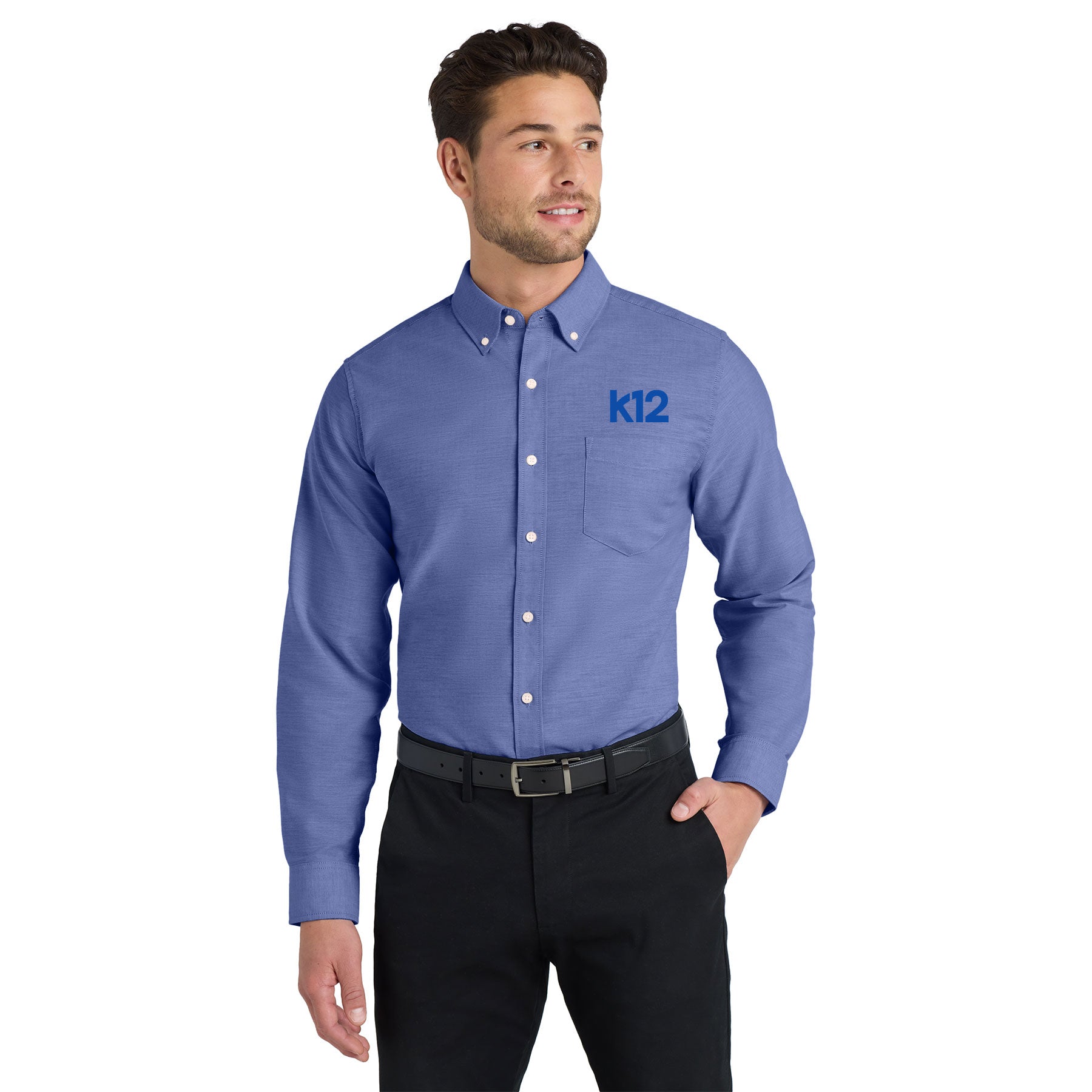 K12 LOGO SUPERPRO OXFORD SHIRT