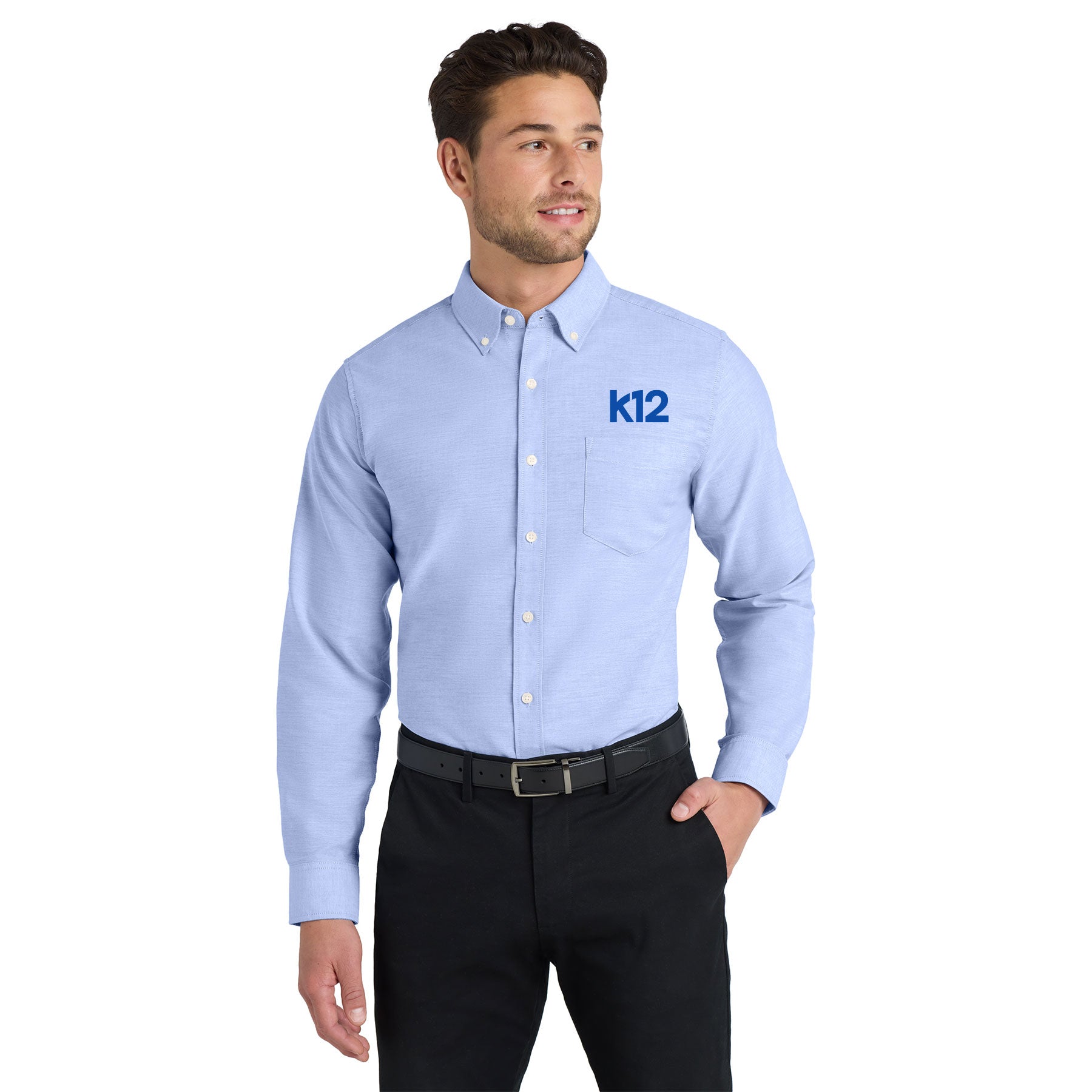 K12 LOGO SUPERPRO OXFORD SHIRT