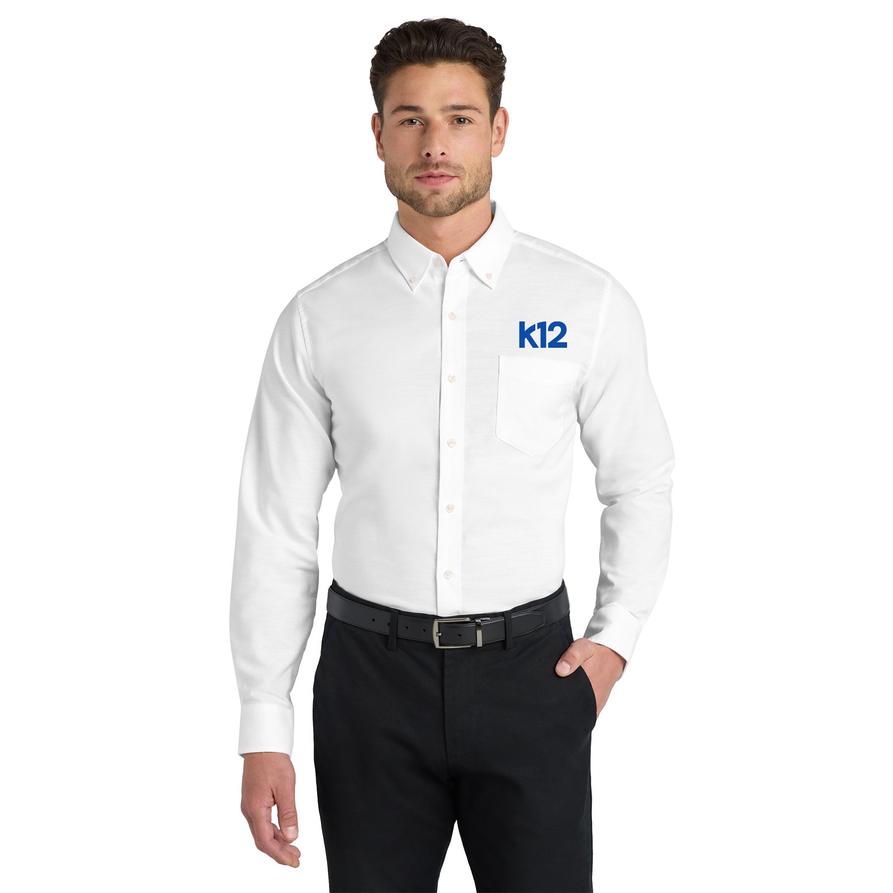 K12 LOGO SUPERPRO OXFORD SHIRT