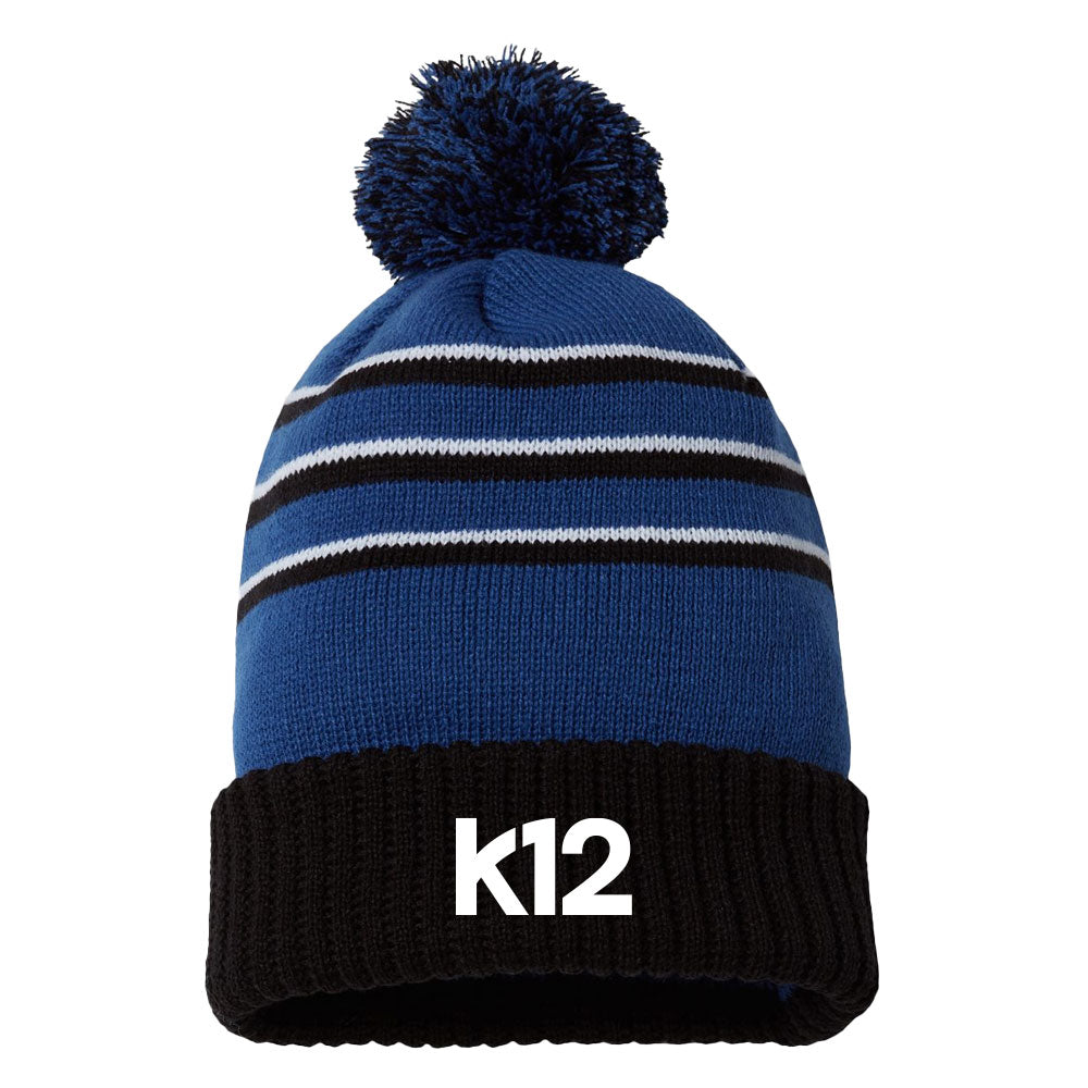 K12 LOGO POM BEANIE