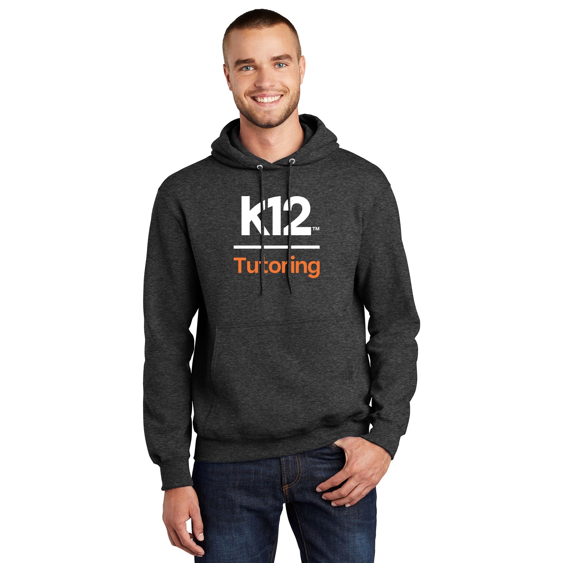 K12 TUTORING LOGO ESSENTIAL FLEECE PULLOVER HOODED SWEATSHIRT