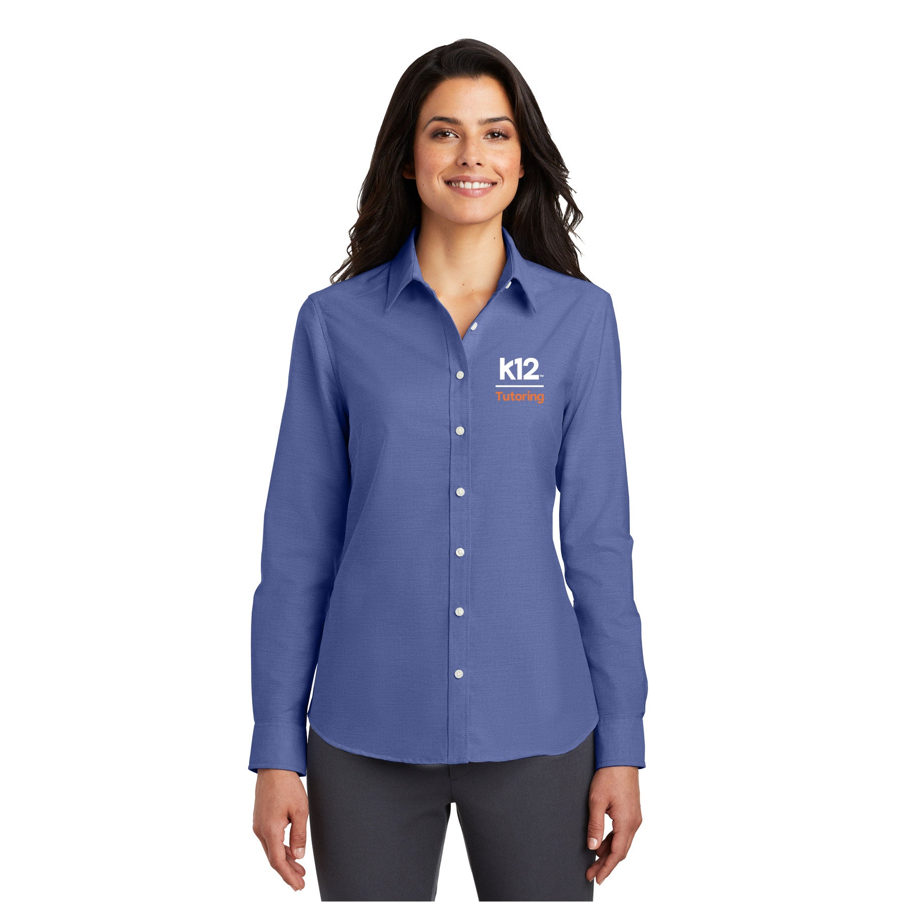 K12 TUTORING LOGO SUPERPRO OXFORD SHIRT