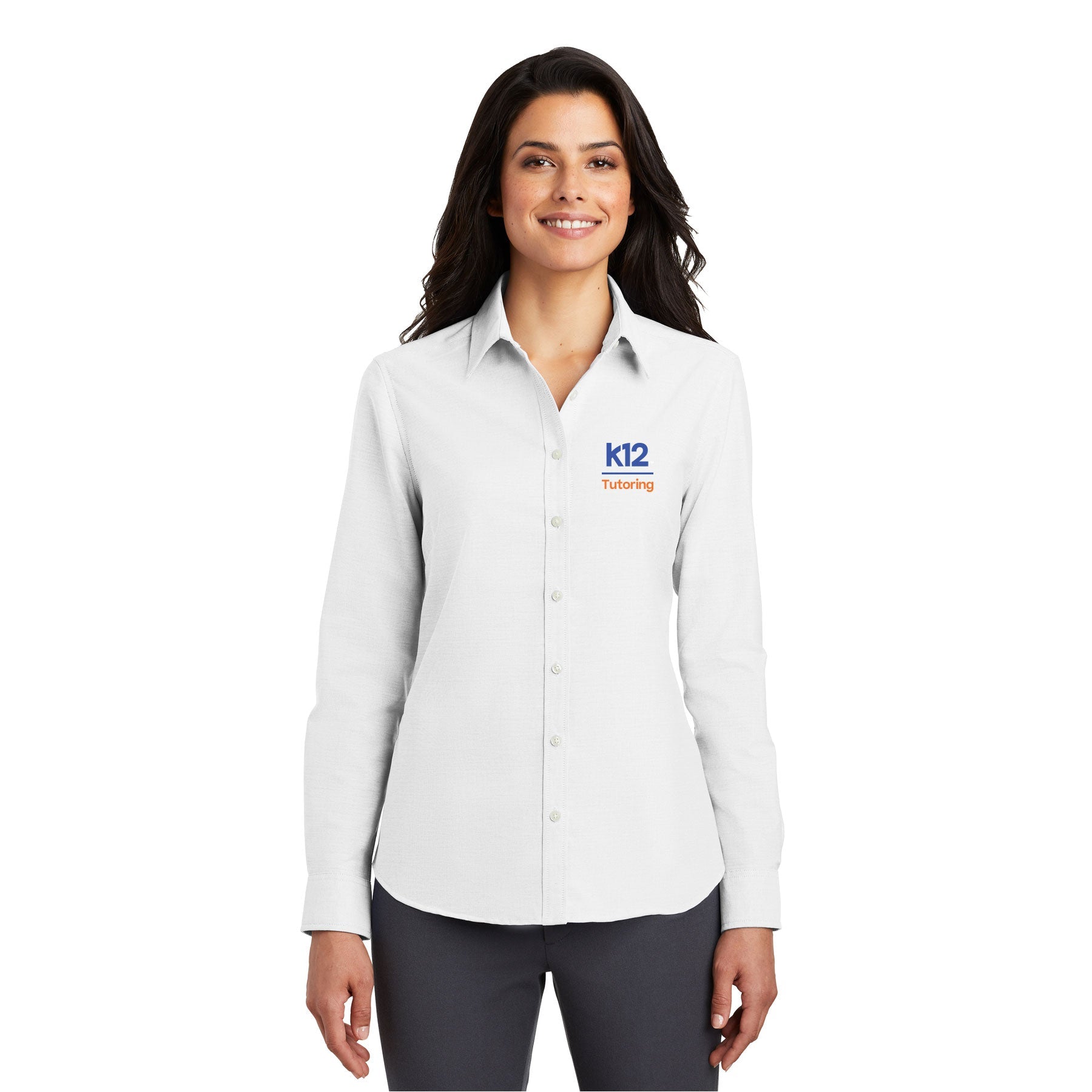 K12 TUTORING LOGO SUPERPRO OXFORD SHIRT