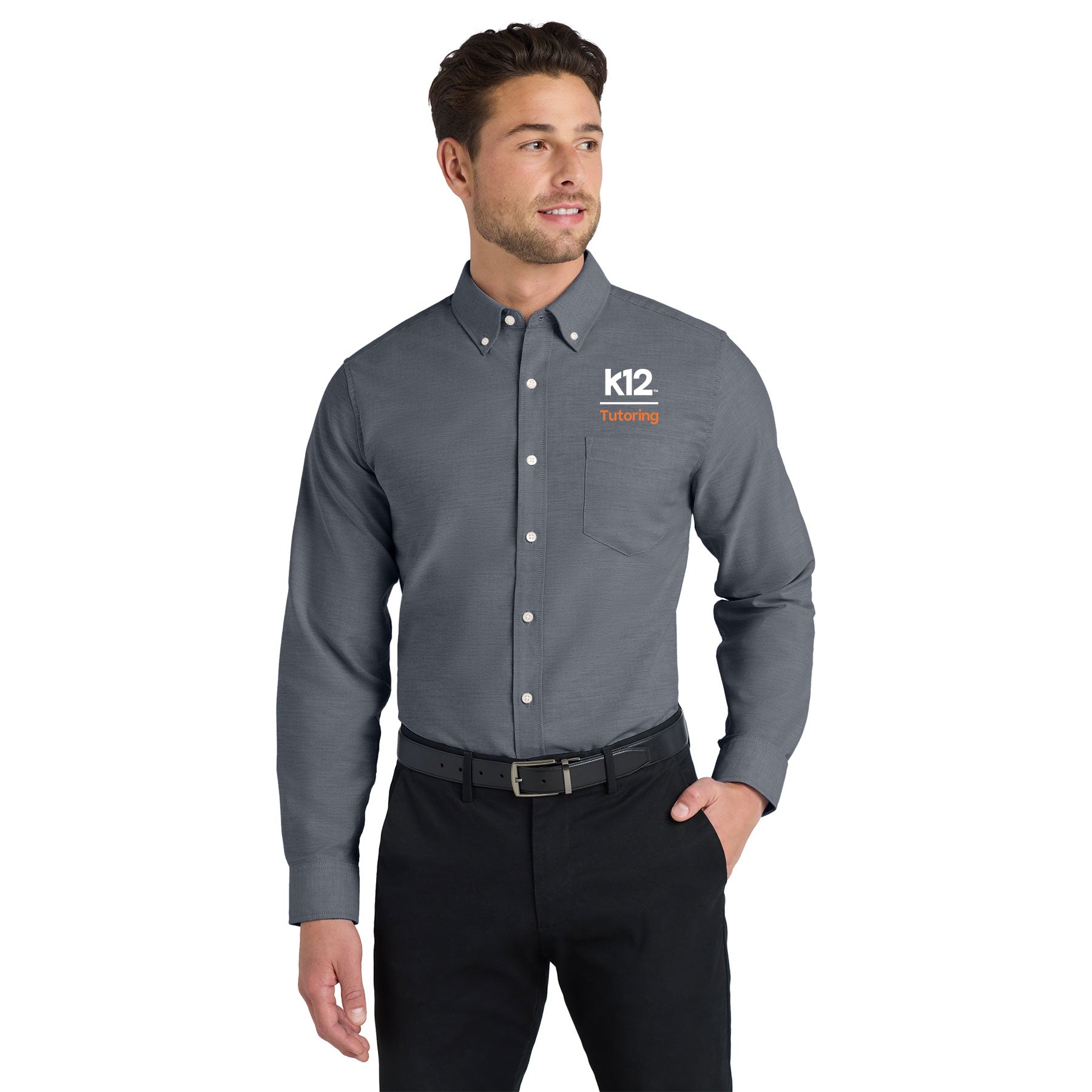 K12 TUTORING LOGO SUPERPRO OXFORD SHIRT