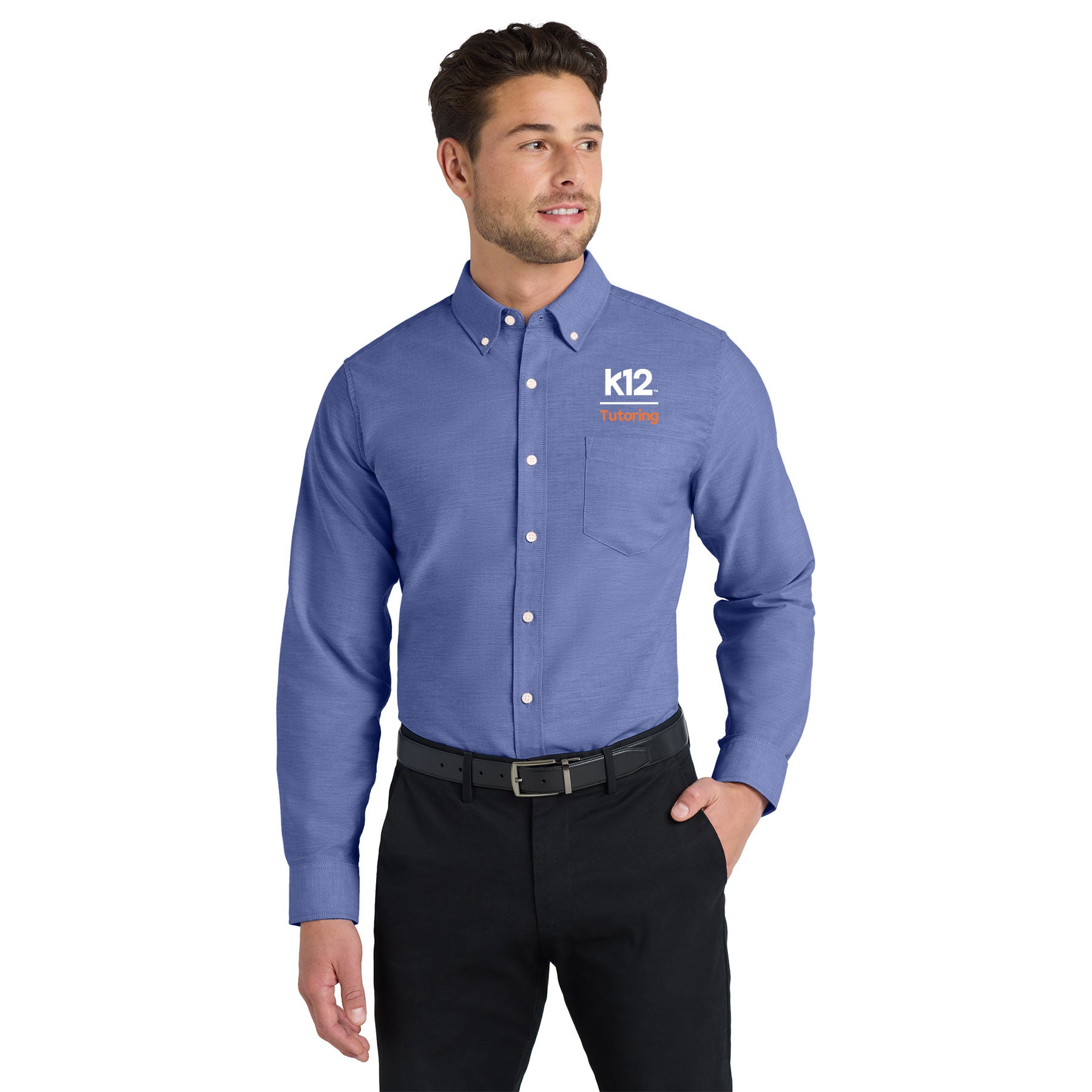 K12 TUTORING LOGO SUPERPRO OXFORD SHIRT