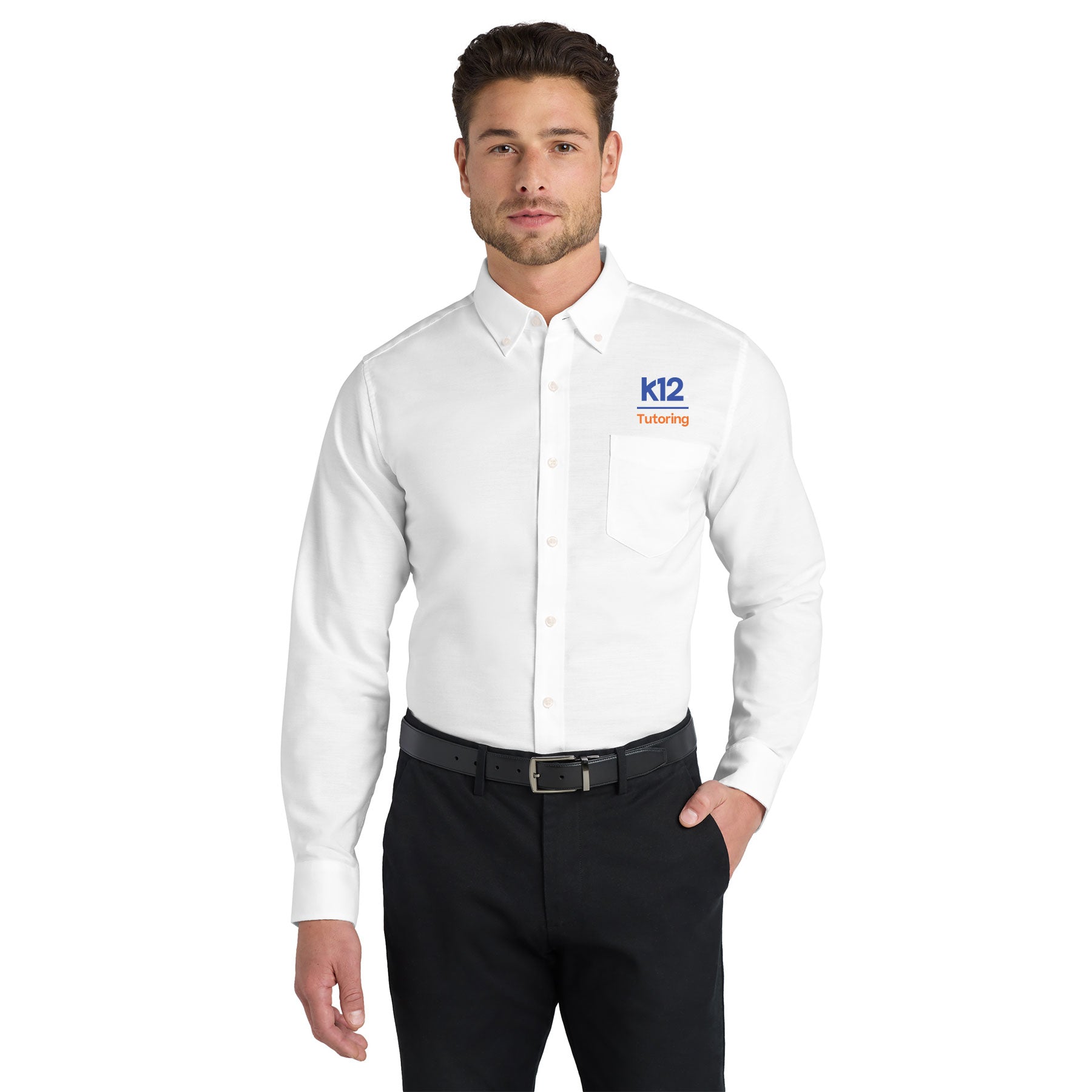 K12 TUTORING LOGO SUPERPRO OXFORD SHIRT