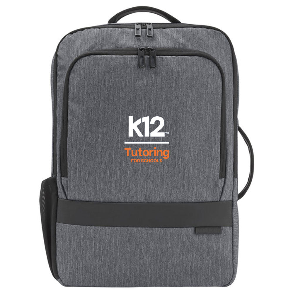 K12 TUTORING FOR SCHOOLS LOGO LEEMAN VERSA COMPU BACKPACK