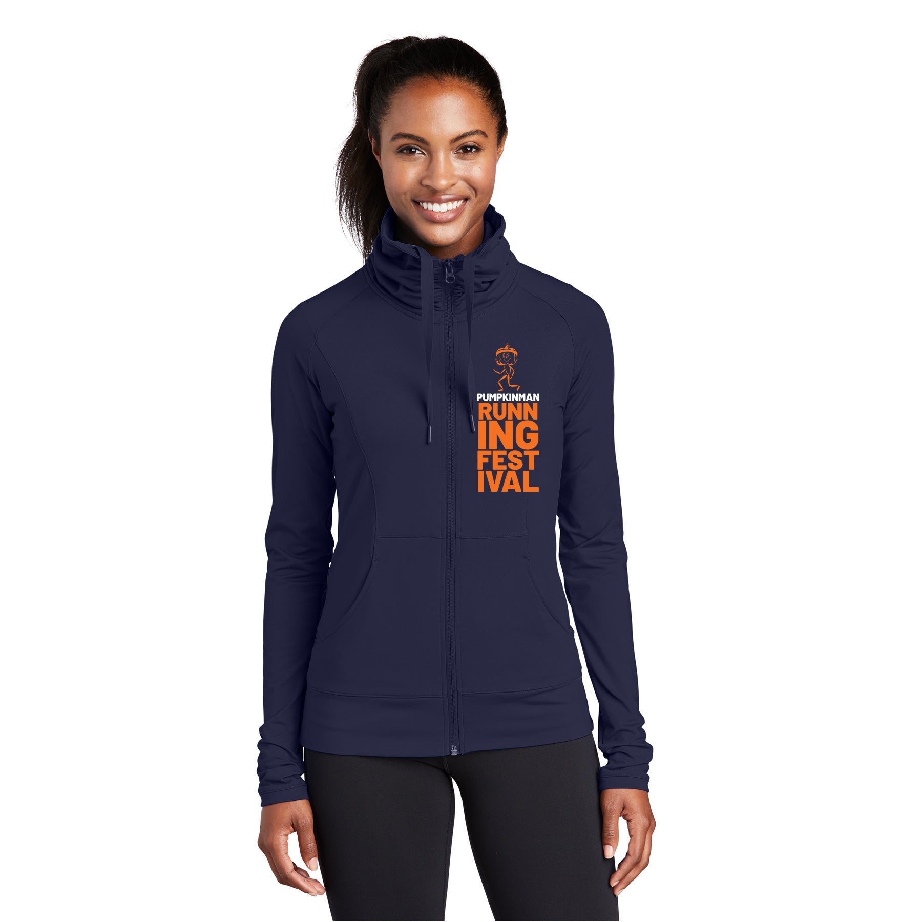 PUMPKIN HM & RF SMALL STACK SPORT-WICK STRETCH FULL-ZIP JACKET