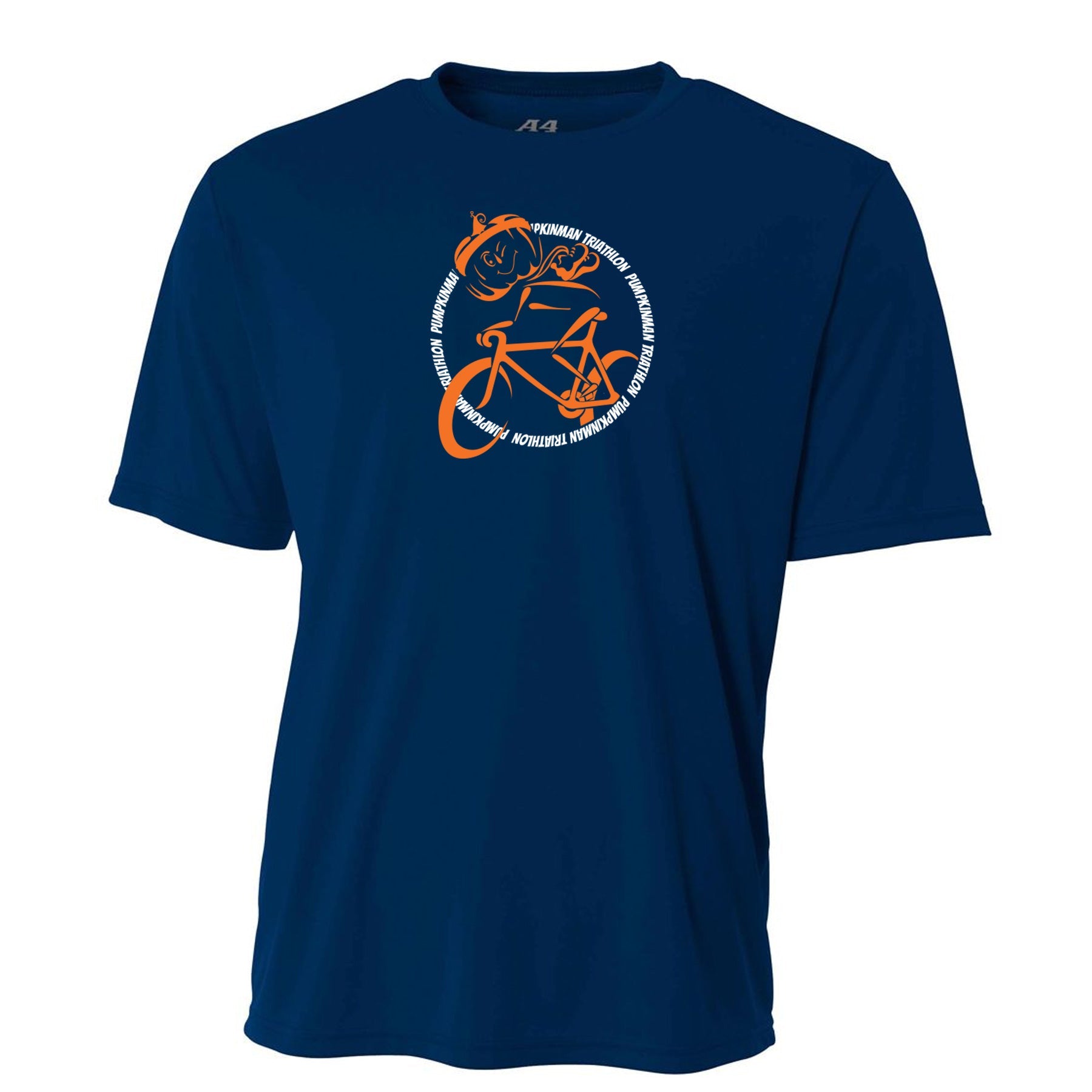 PUMPKINMAN TRIATHLON CIRCLE PERFORMANCE SHORT SLEEVE TEE