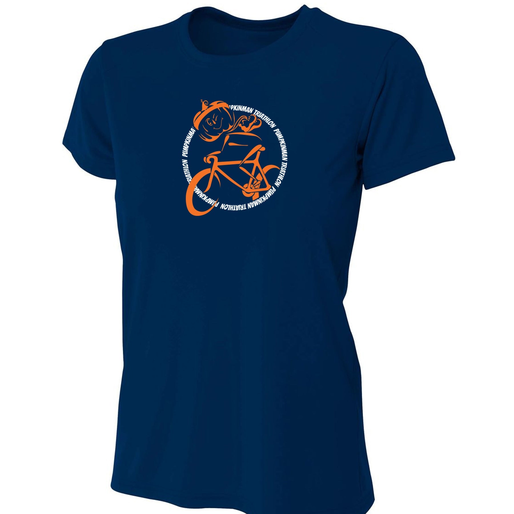 PUMPKINMAN TRIATHLON CIRCLE PERFORMANCE SHORT SLEEVE TEE