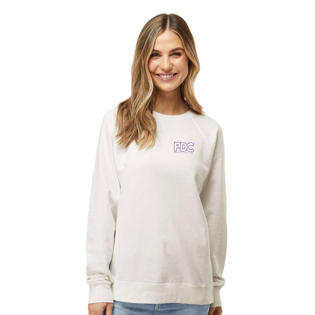 PRODIGY DANCE LEFT CHEST LIGHTWEIGHT TERRY CREWNECK SWEATSHIRT
