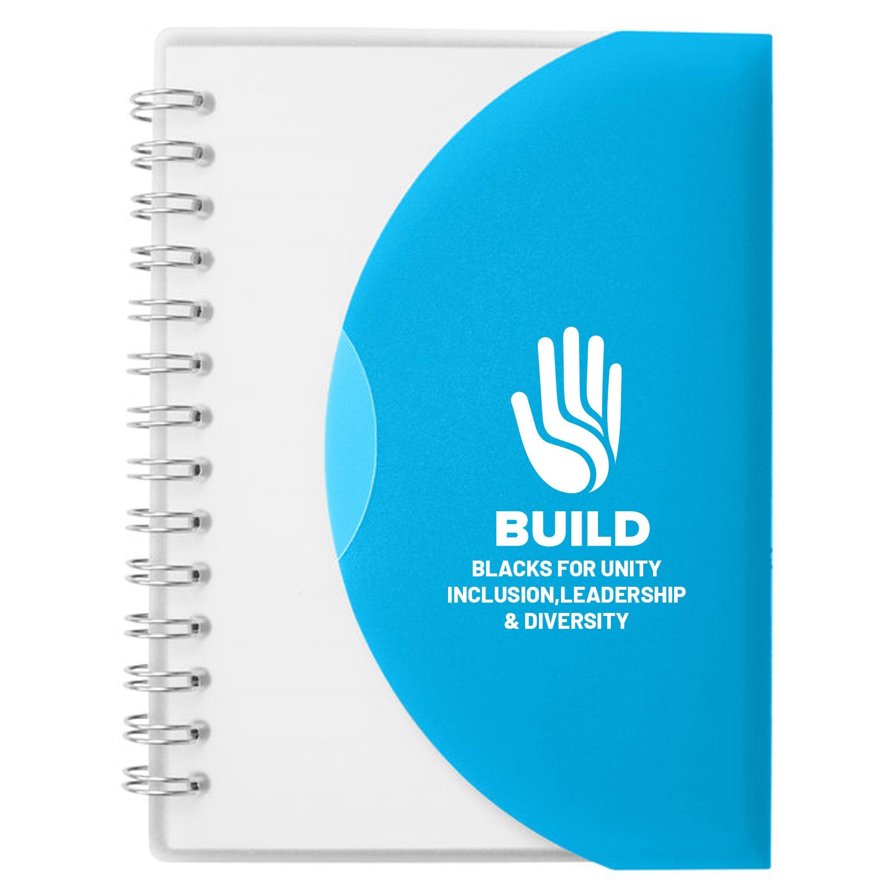 BUILD LOGO SPIRAL CURVE MINI NOTEBOOK