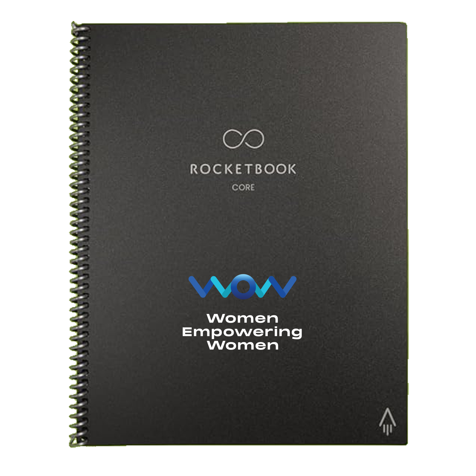 WOW Rocketbook Core Reusable Smart Notebook, Lined Pages For School, Work and Creative Projects, Letter Size 8.5x11