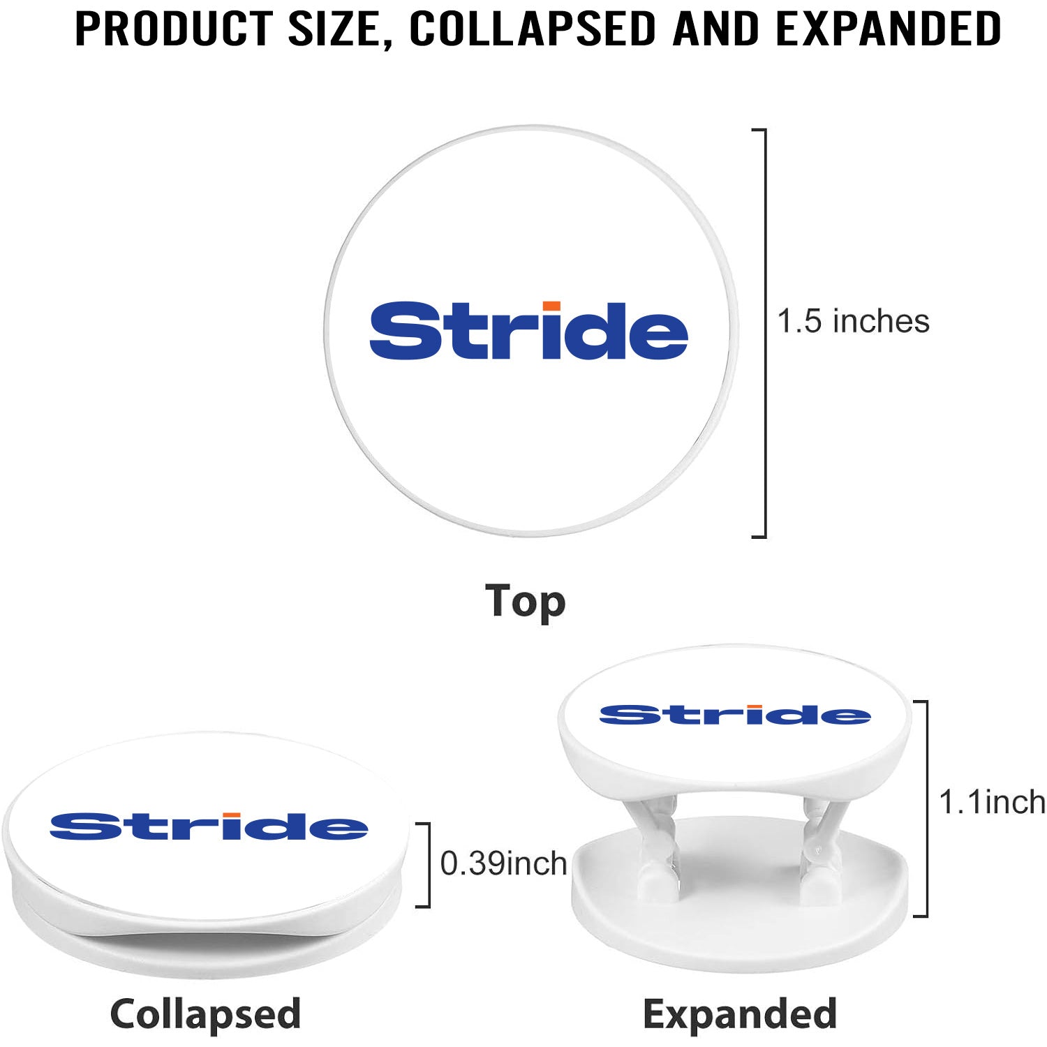 STRIDE LOGO UNIVERSAL PHONE GRIP HOLDER