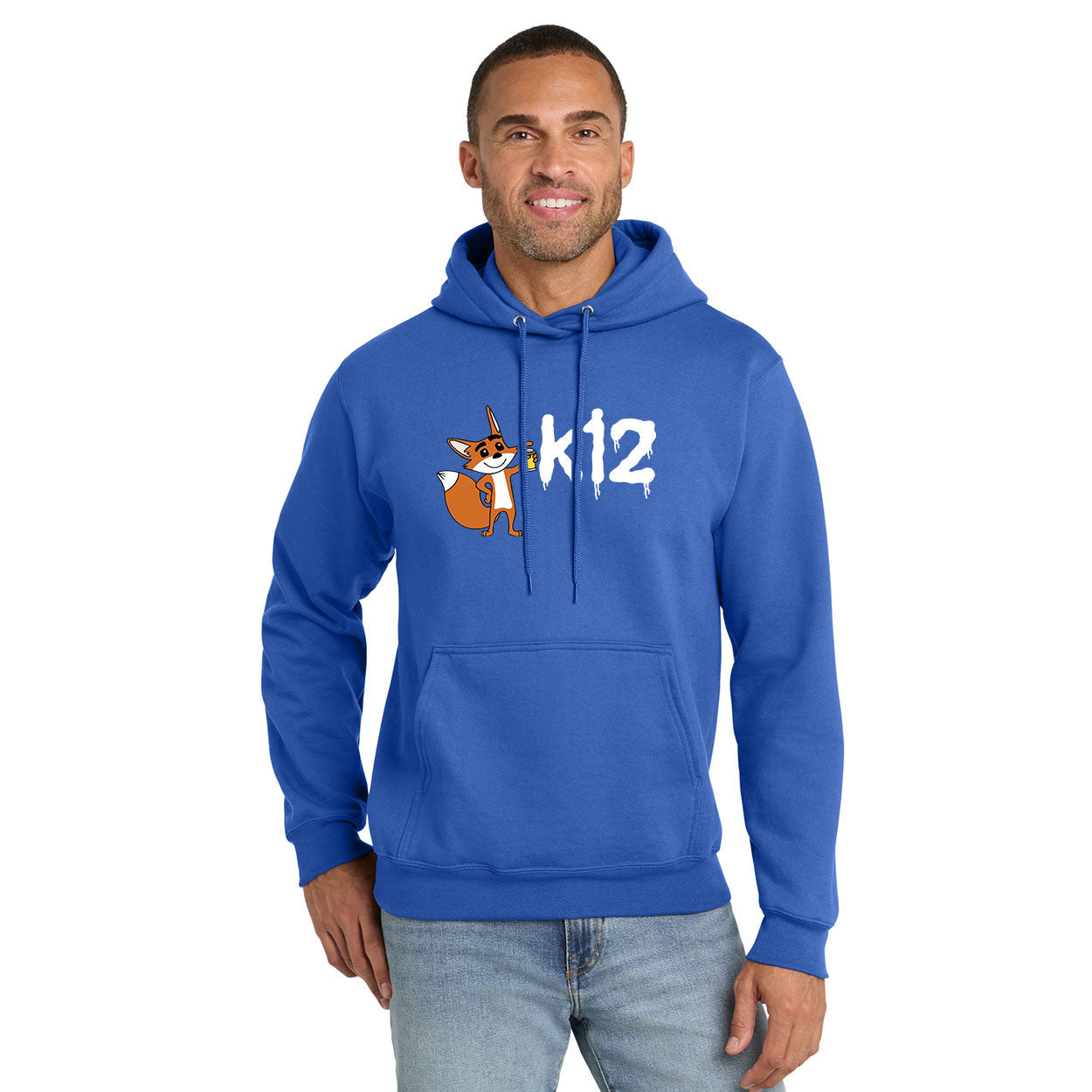 SPRAYPAINT STRIDER PULLOVER HOODED SWEATSHIRT