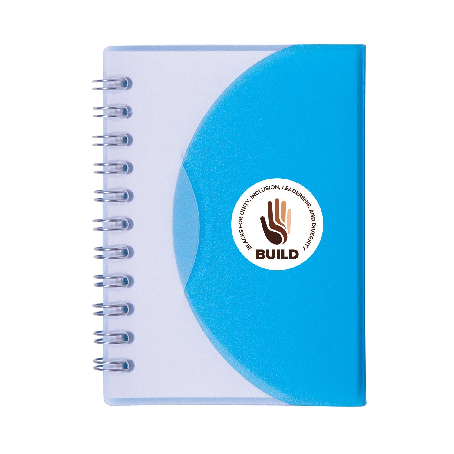 BUILD LOGO SPIRAL CURVE MINI NOTEBOOK
