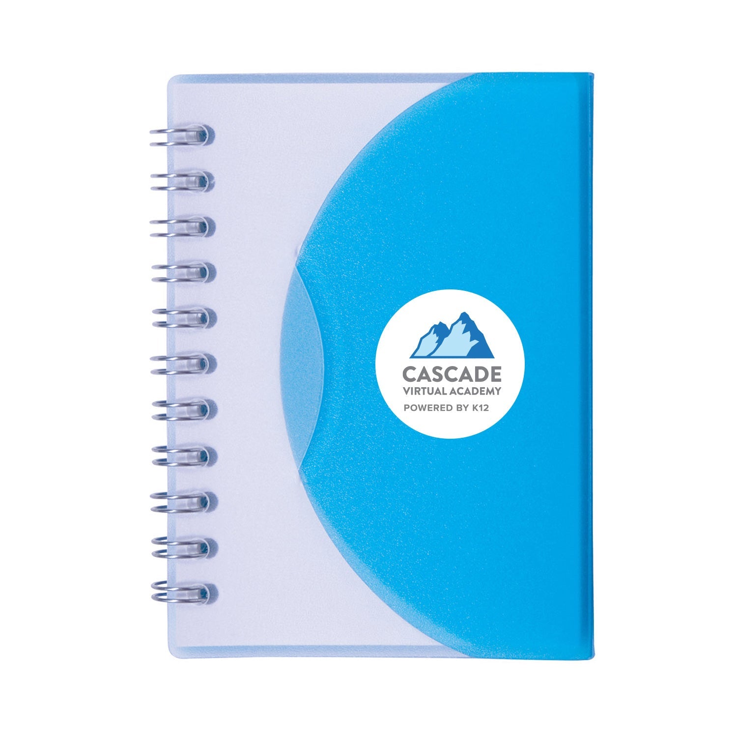 CASCADE LOGO SPIRAL CURVE MINI NOTEBOOK