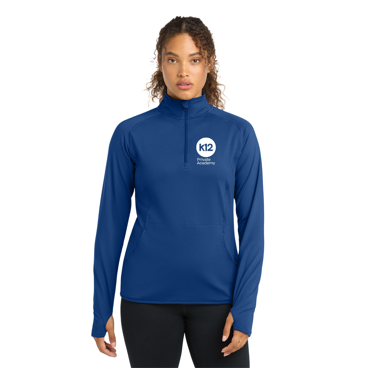 K12 PA LOGO LADIES SPORT-WICK STRETCH 1/4-ZIP PULLOVER