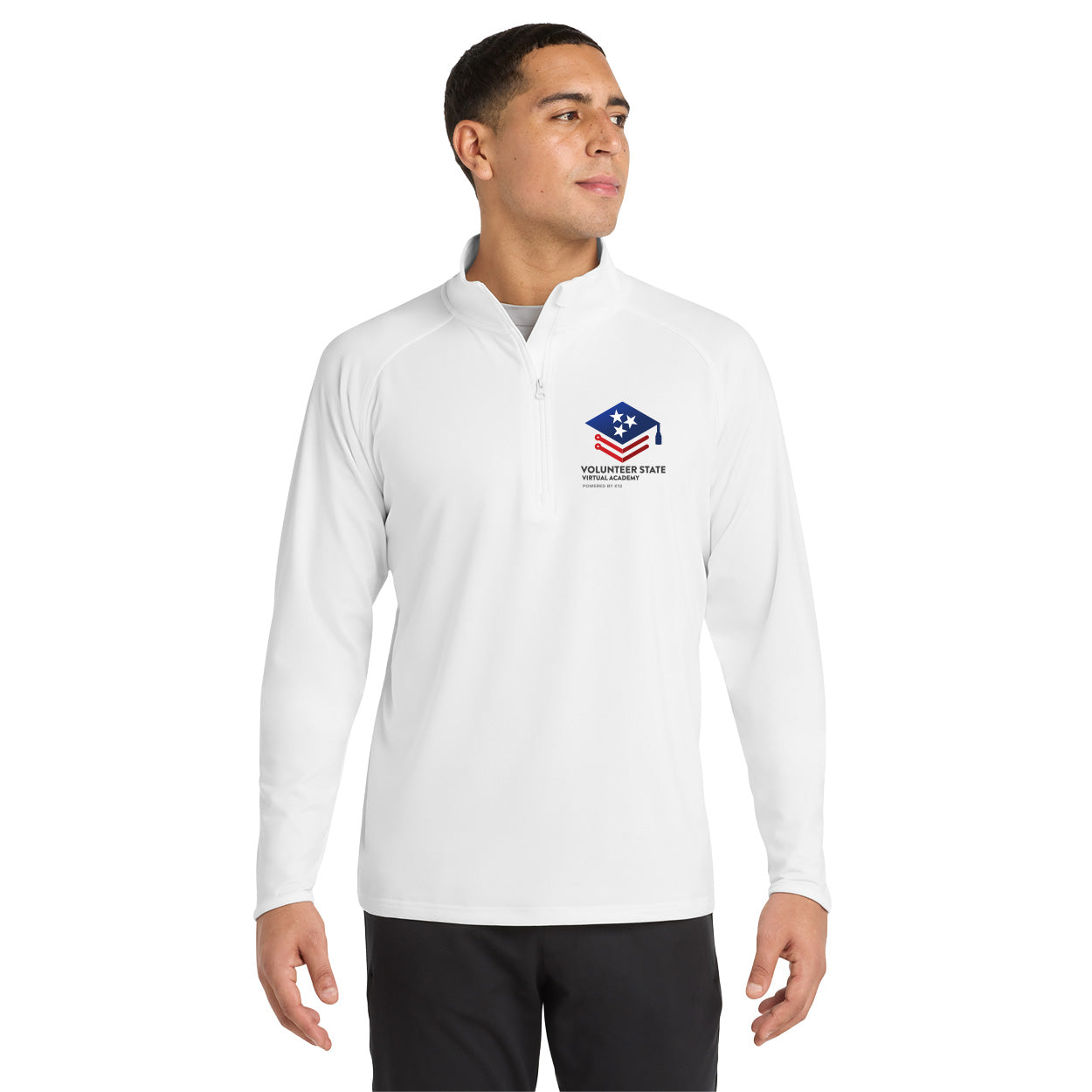 VOLUNTEER STATE VA LOGO STRETCH 1/4-ZIP PULLOVER
