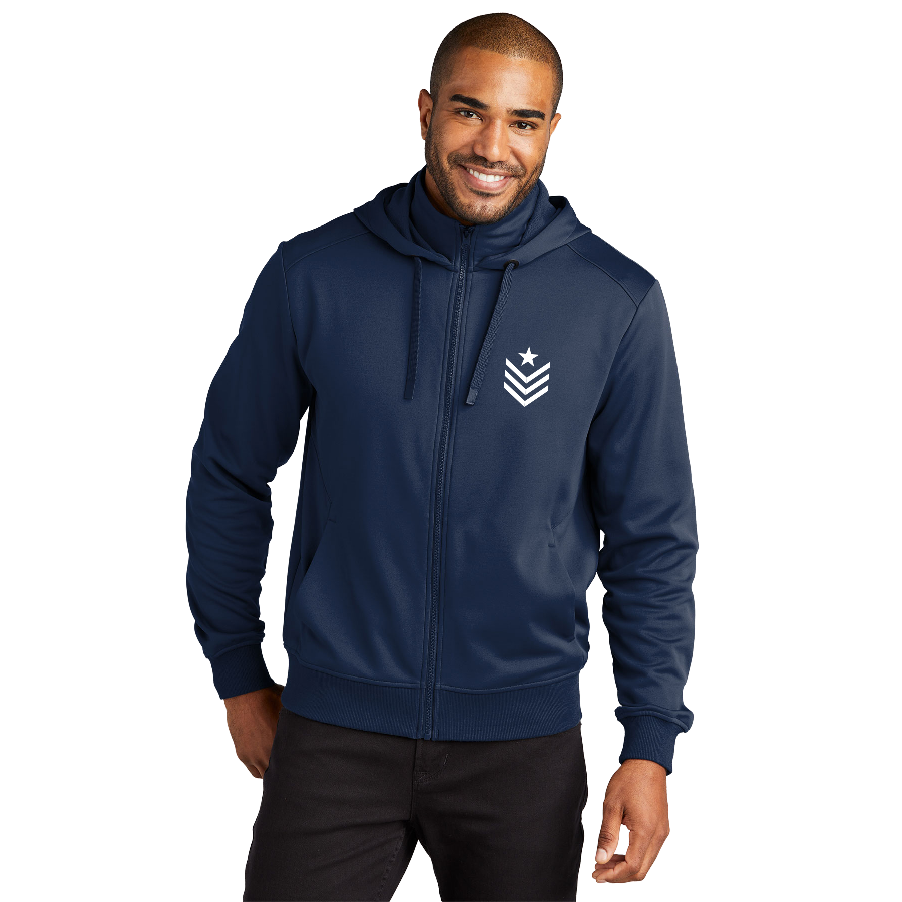 VSCN VSCN SMOOTH FLEECE HOODED JACKET