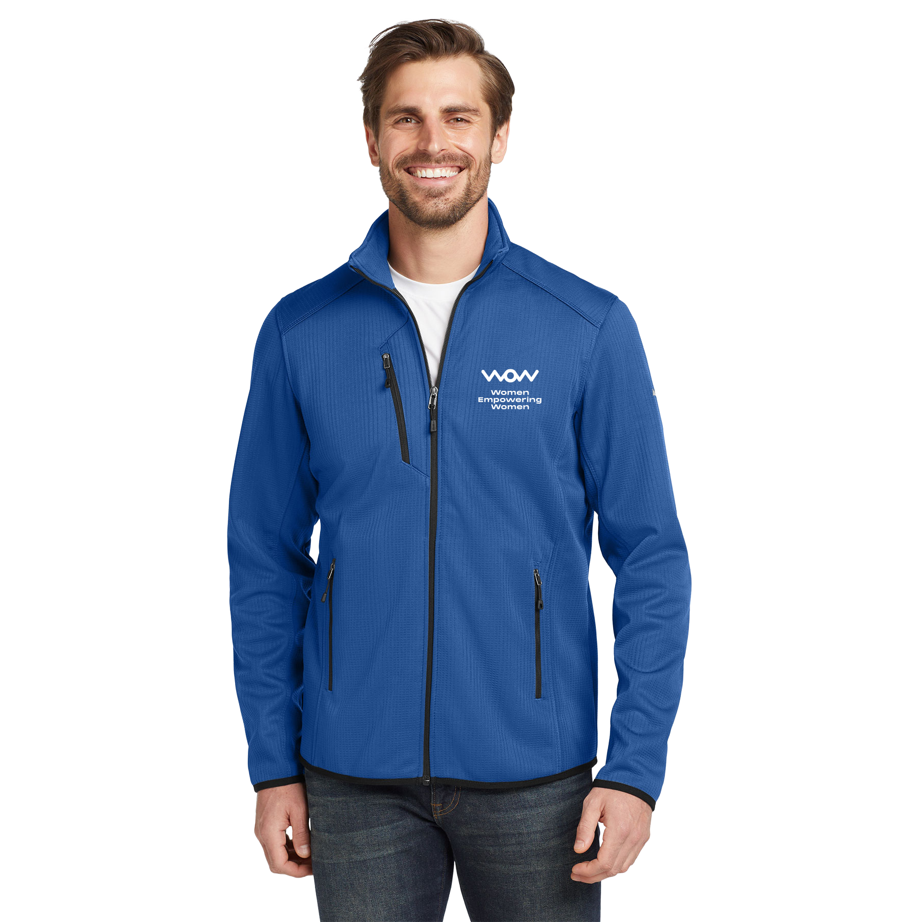 WOW WOW EDDIE BAUER  DASH FULL-ZIP FLEECE JACKET