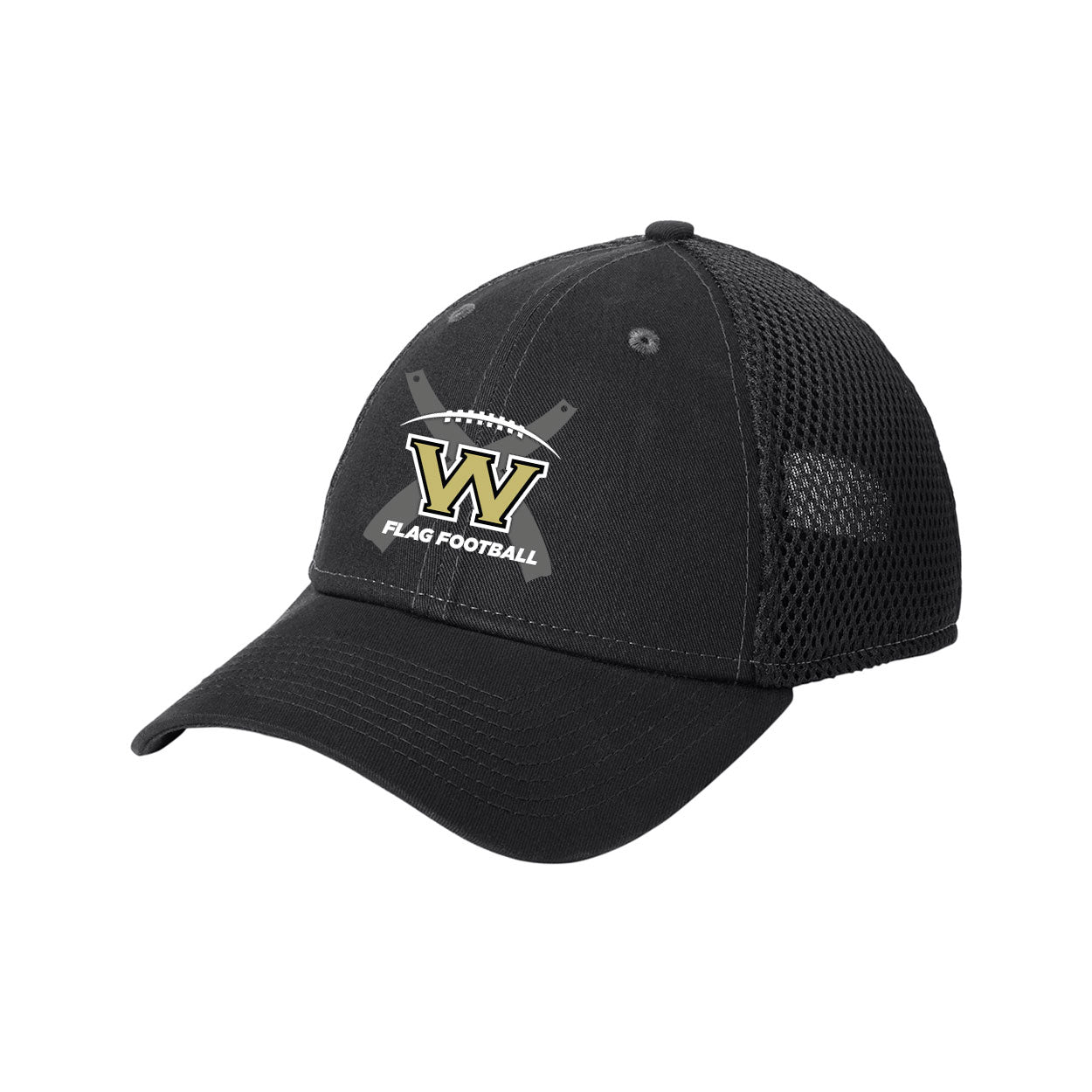 WESTVIEW FLAG FOOTBALL LOGO NEW ERA SNAPBACK CONTRAST FRONT MESH CAP