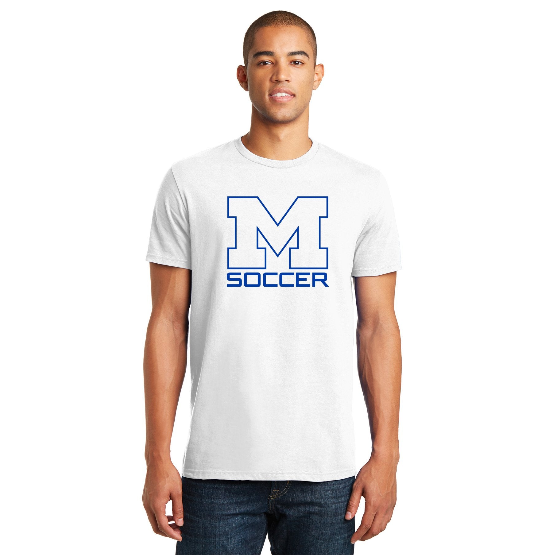 Mira Mesa Soccer Men's Tee - White