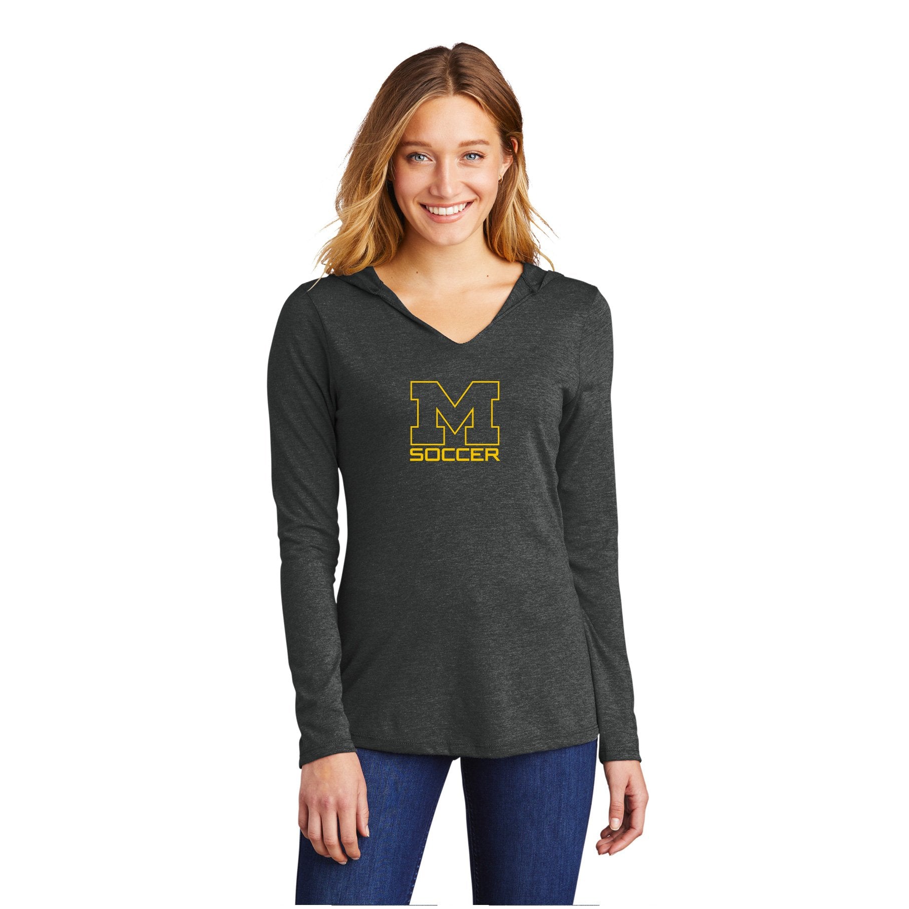 Mira Mesa Soccer Women's Hooded Long Sleeve Tee