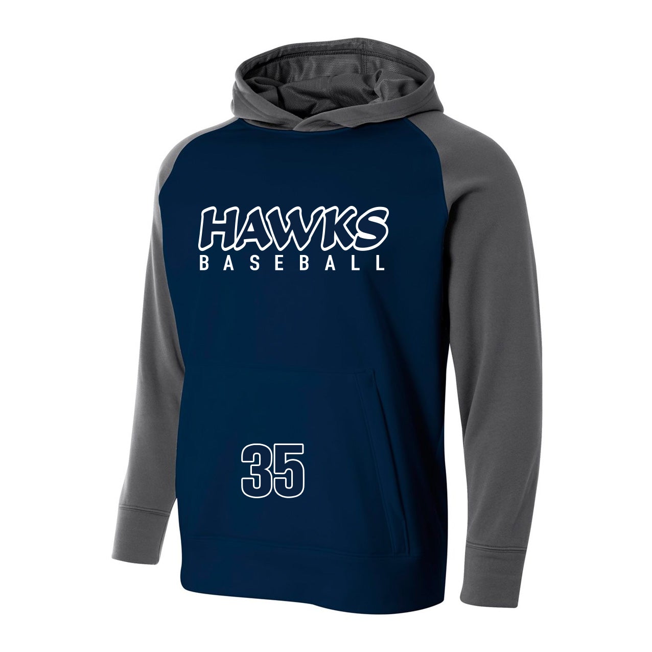 Hawks Baseball Player's Tech Fleece Hoody