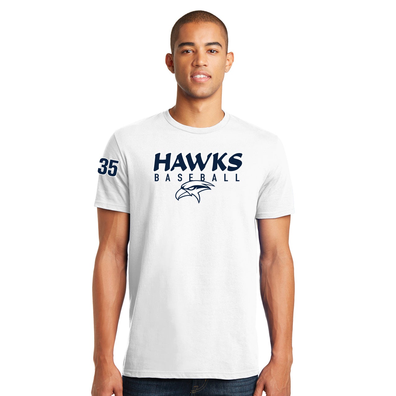 Hawks Baseball Short Sleeve Cotton Tee